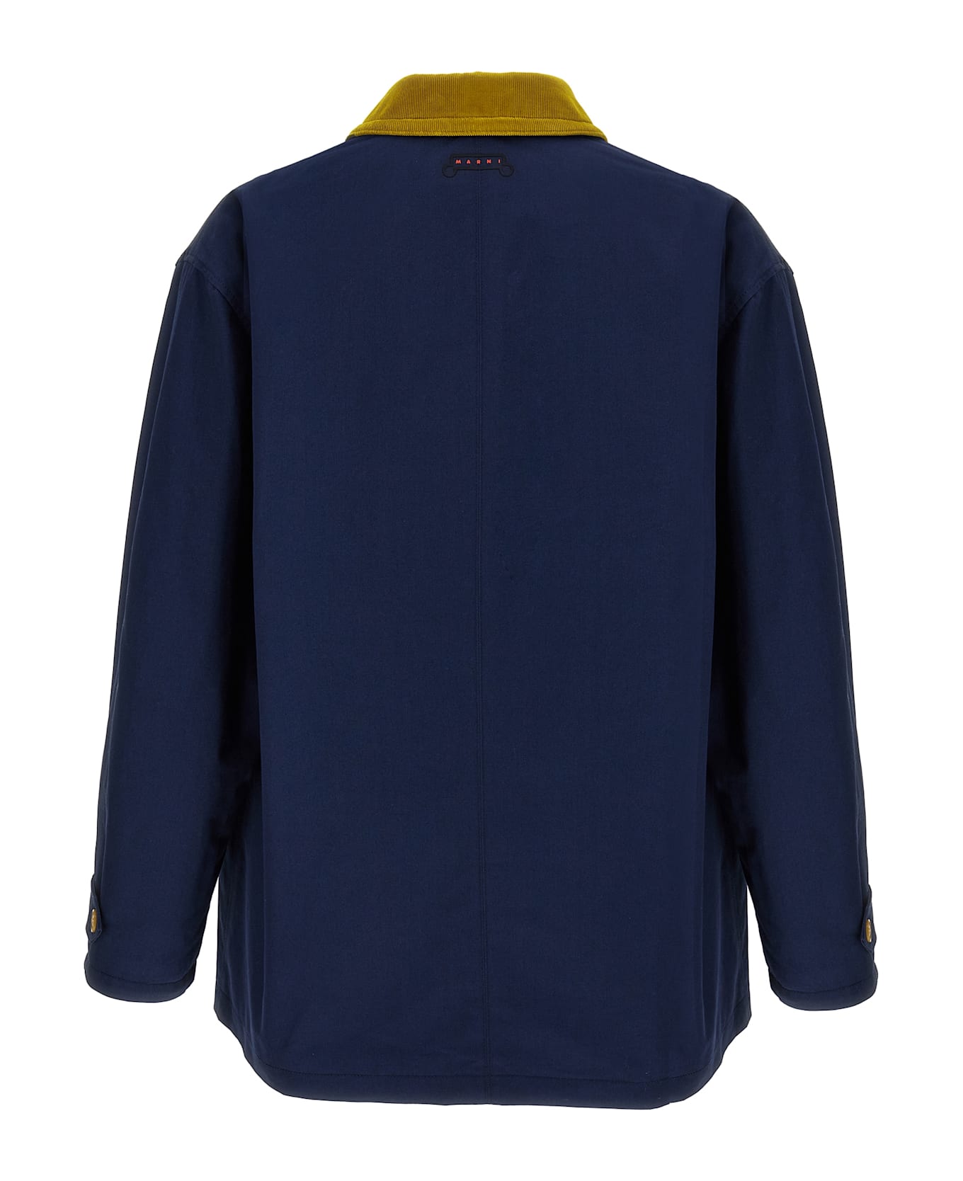 Marni Cotton Gabardine Parka - Blue