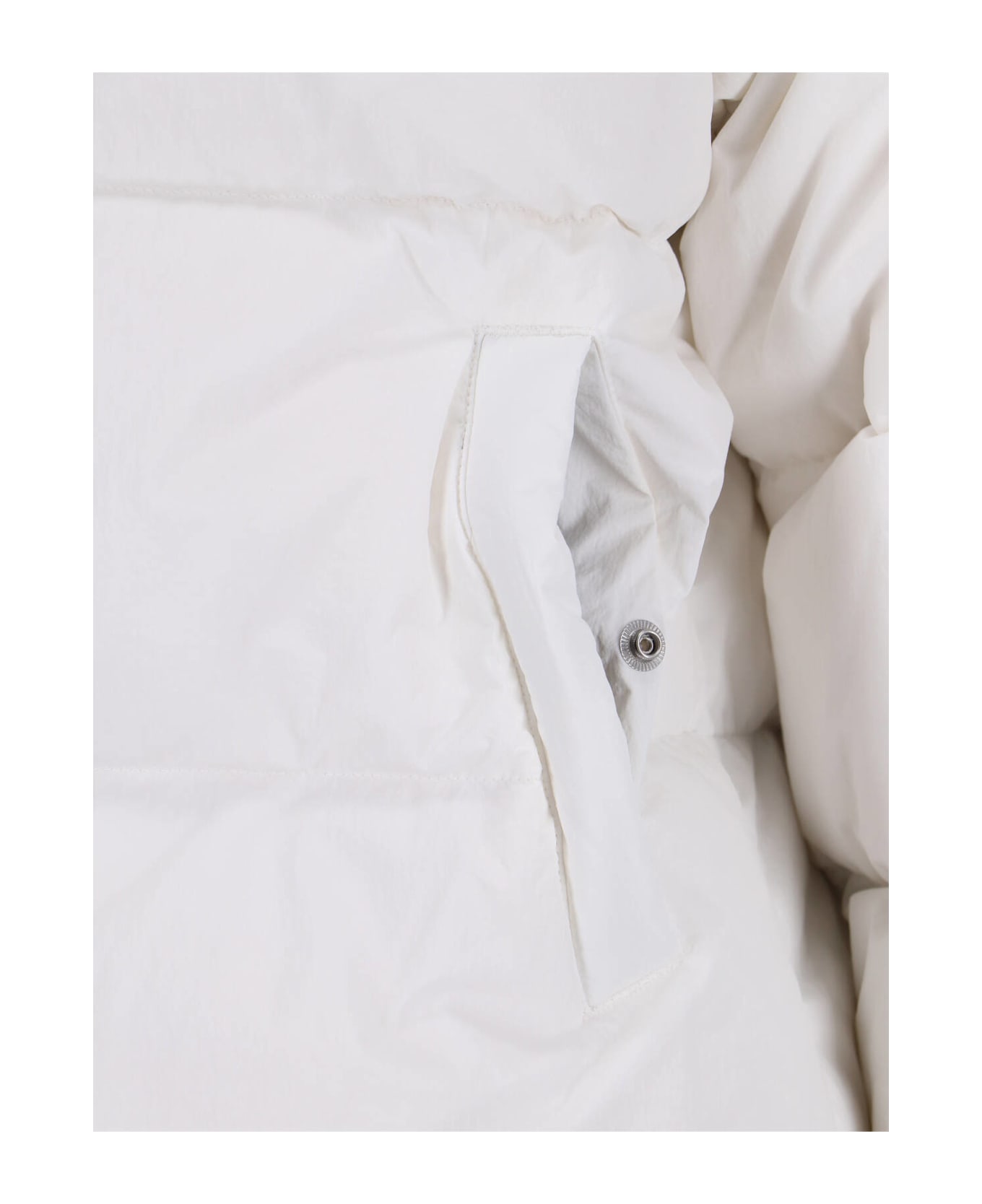 Alexander Wang Cropped Down Jacket - White