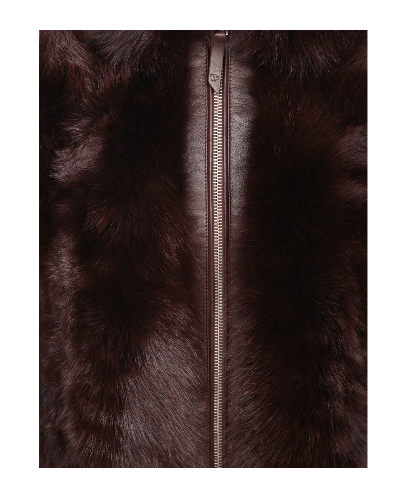 Tom Ford Dark Brown Leather Jacket - Brown