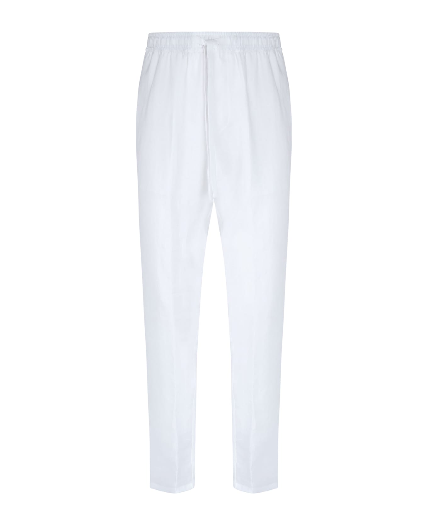 Dolce & Gabbana Linen Pants - White
