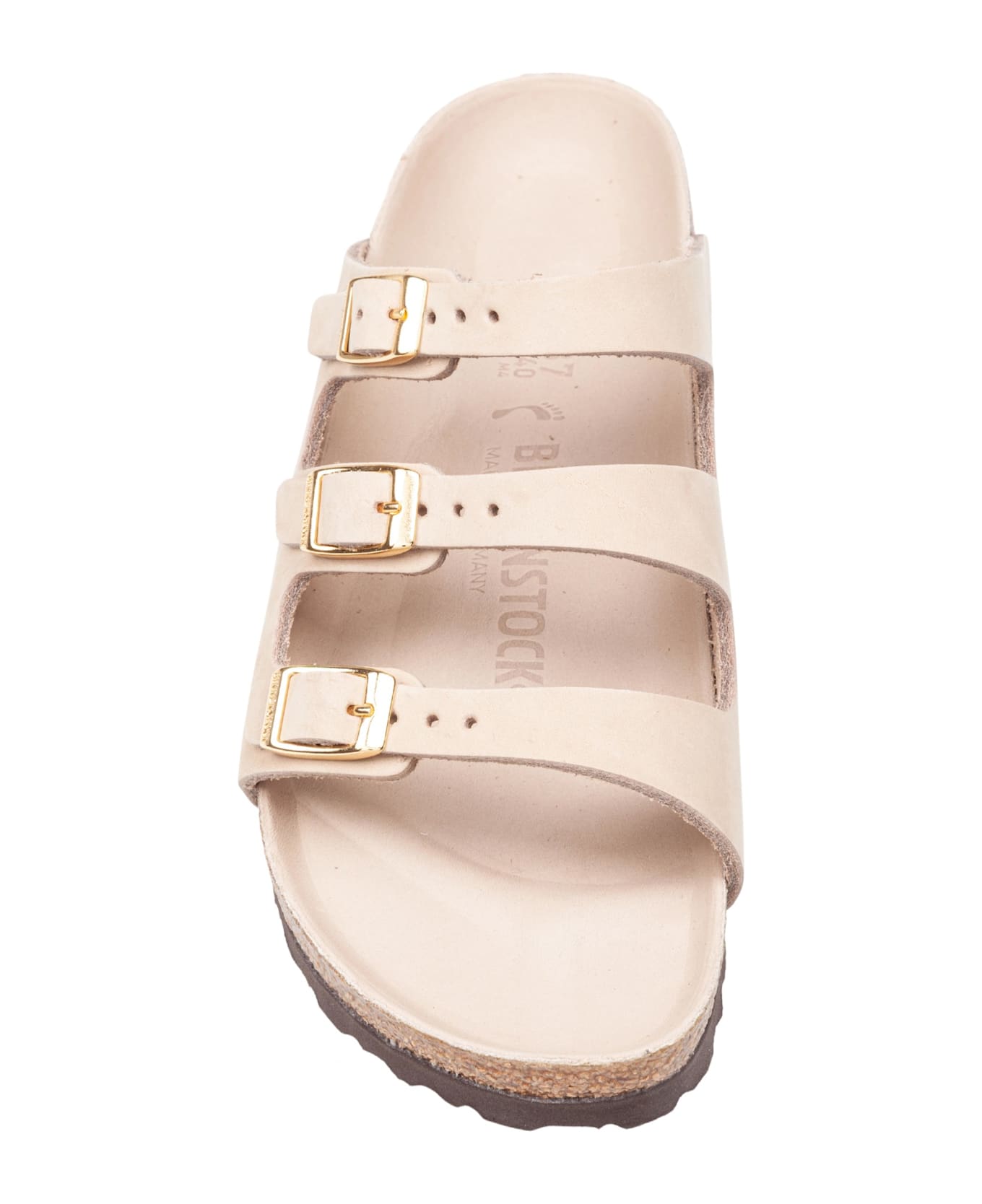 Birkenstock Florida Sandal In Sand Leather - Sand