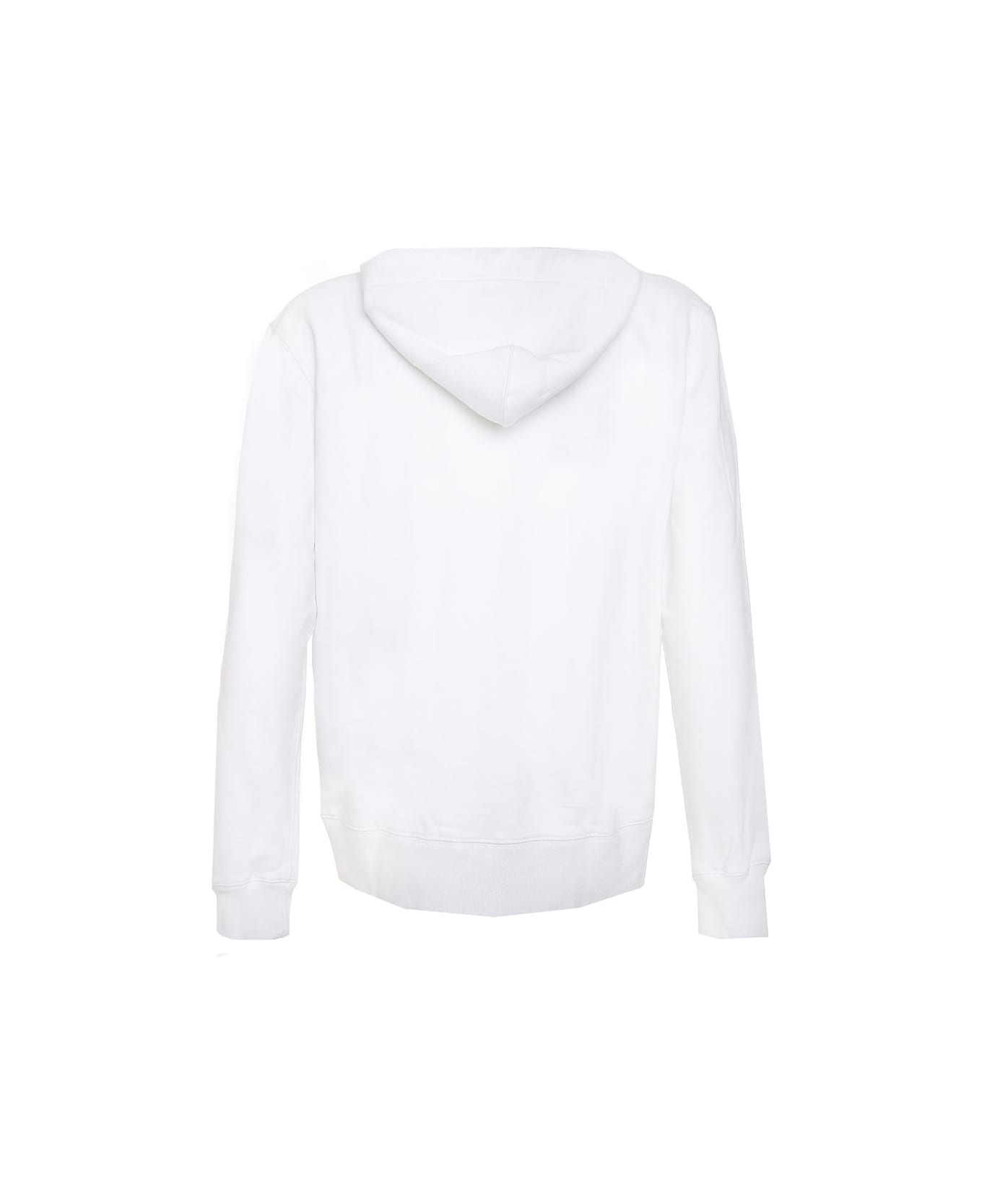 MC2 Saint Barth White Man Sweatshirt Bombardino Front Embroidery - WHITE