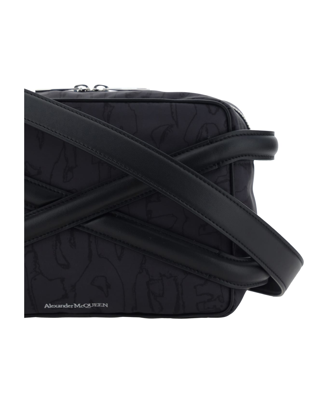 Alexander McQueen Harness Shoulder Bag - Black