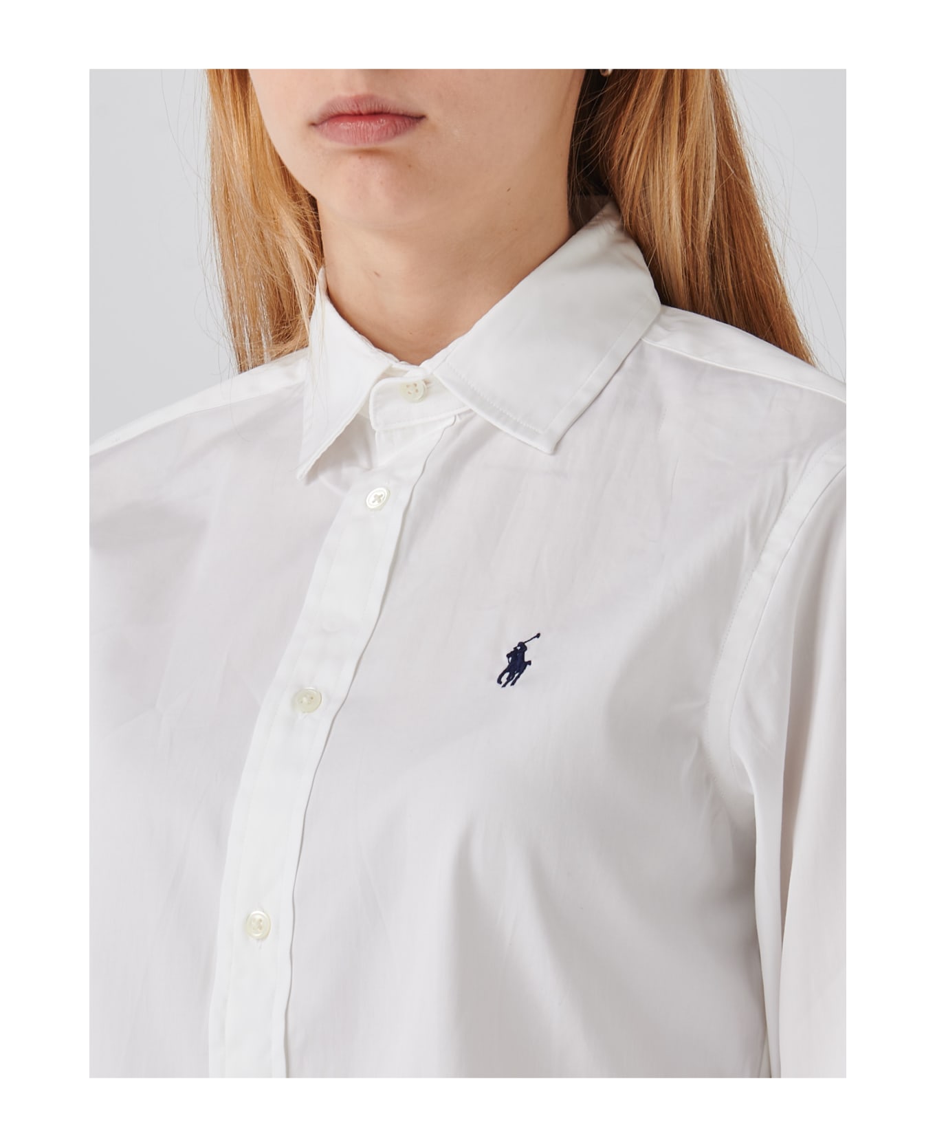 Polo Ralph Lauren Cotton Shirt - BIANCO