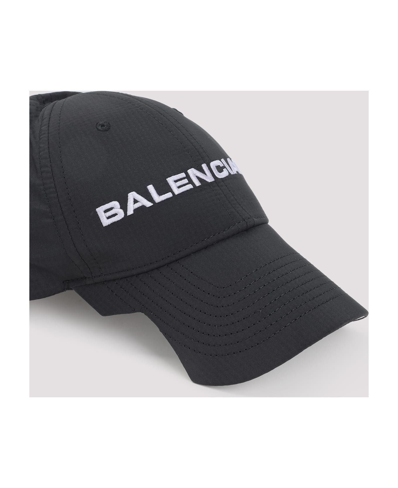 Balenciaga Logo Cap - Black White