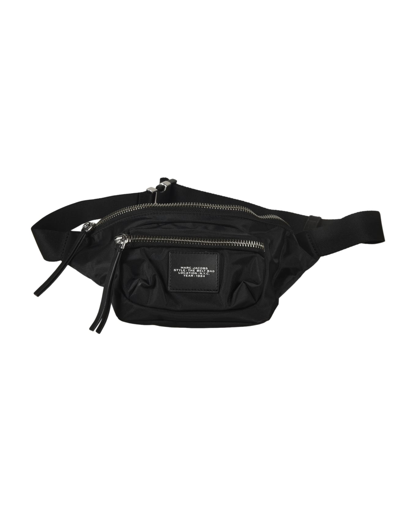 Marc Jacobs Logo Patched Belt Bag - Black