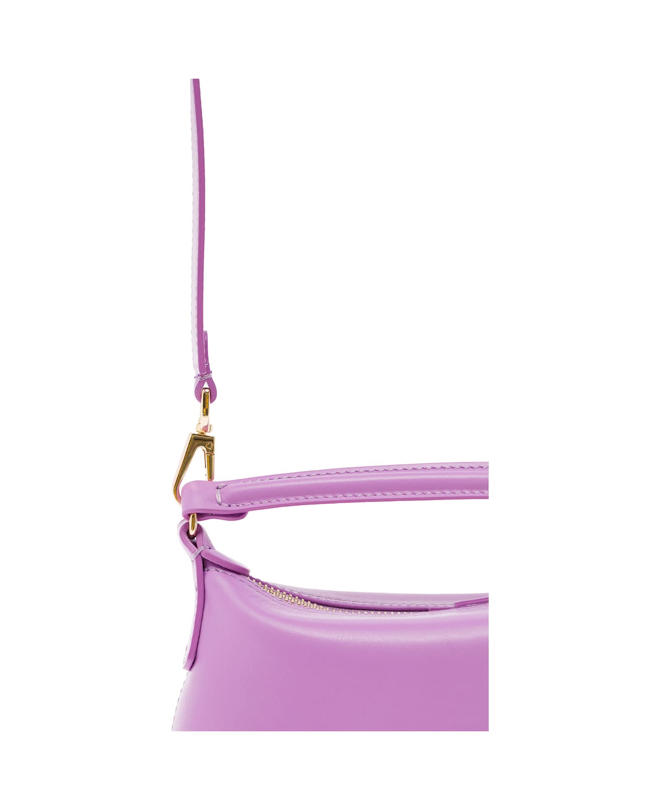 Liu-Jo Liu Jo Leonie Hanne Woman's Hobo Mini Purple Leather Crossbody Bag - Violet