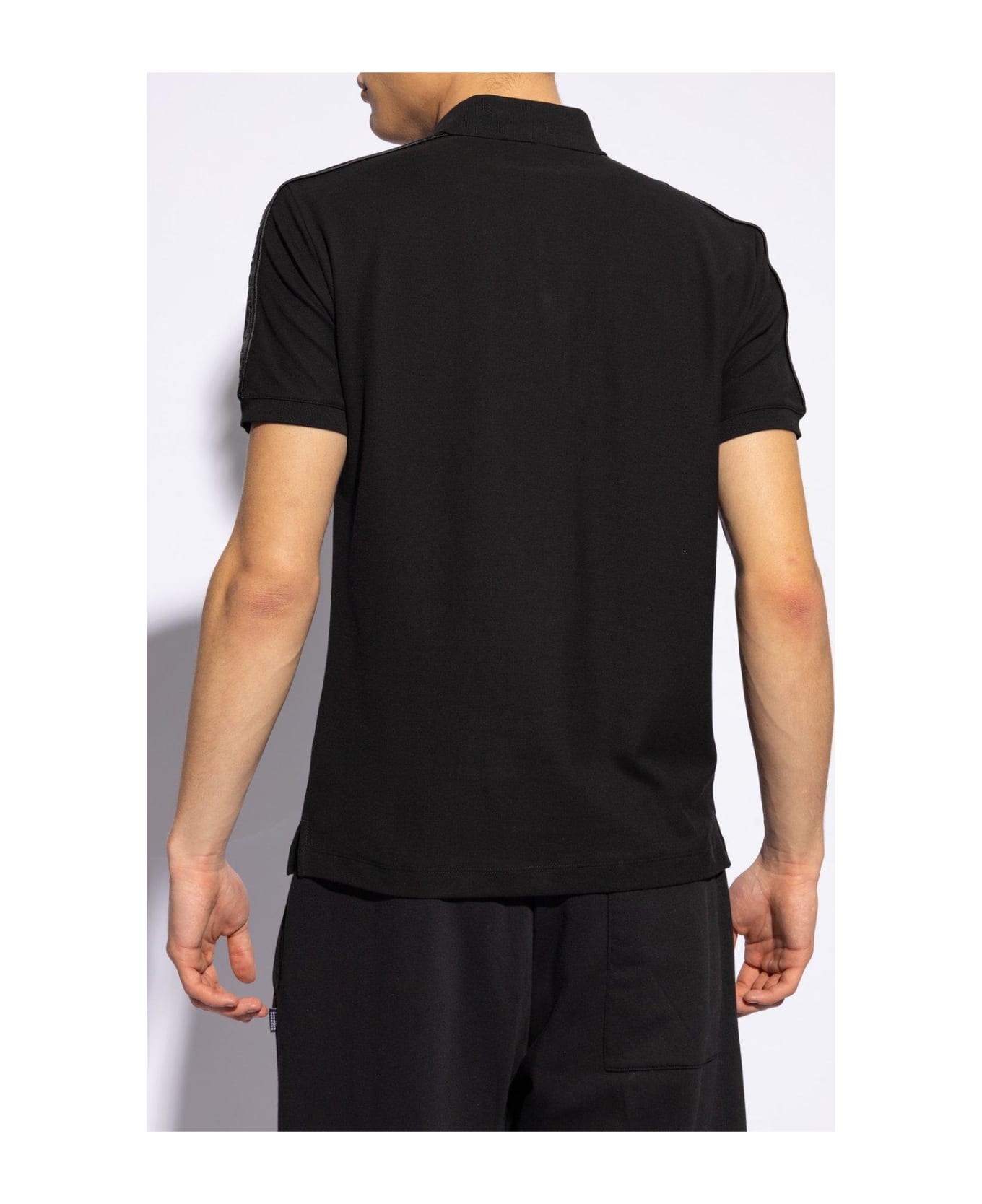 Emporio Armani Cotton Polo Shirt - Black シャツ
