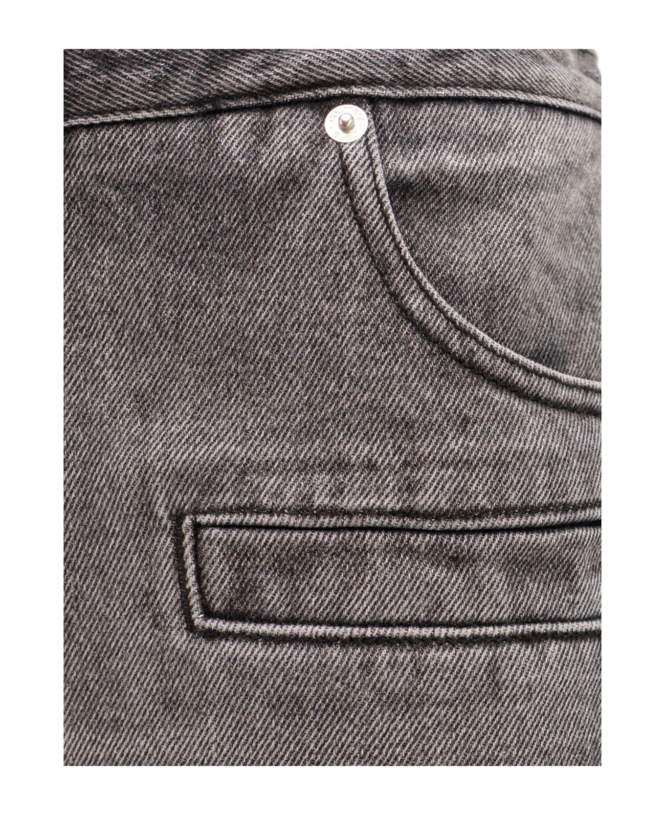 Courrèges Denim Skirt - Grey
