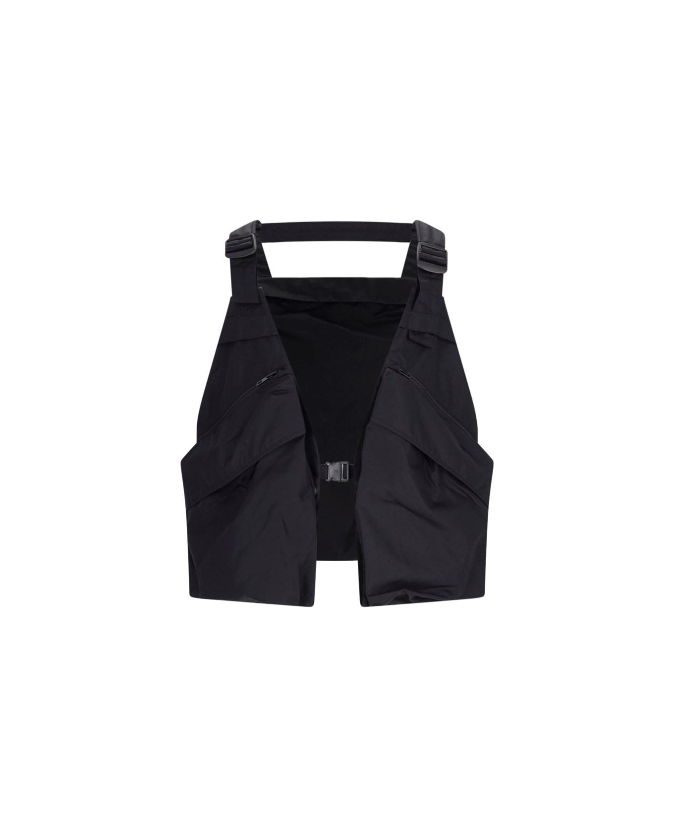 Lemaire 'multi-pocket' Vest - BLACK