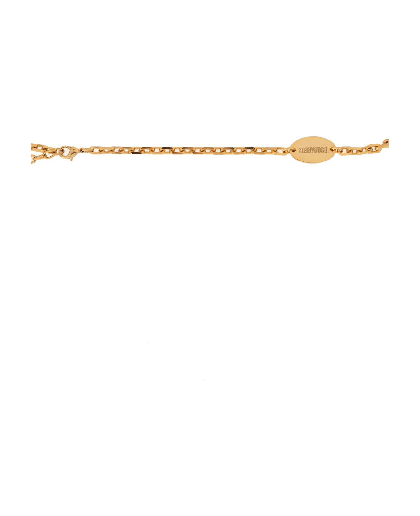 Dsquared2 Brass Necklace - GOLD