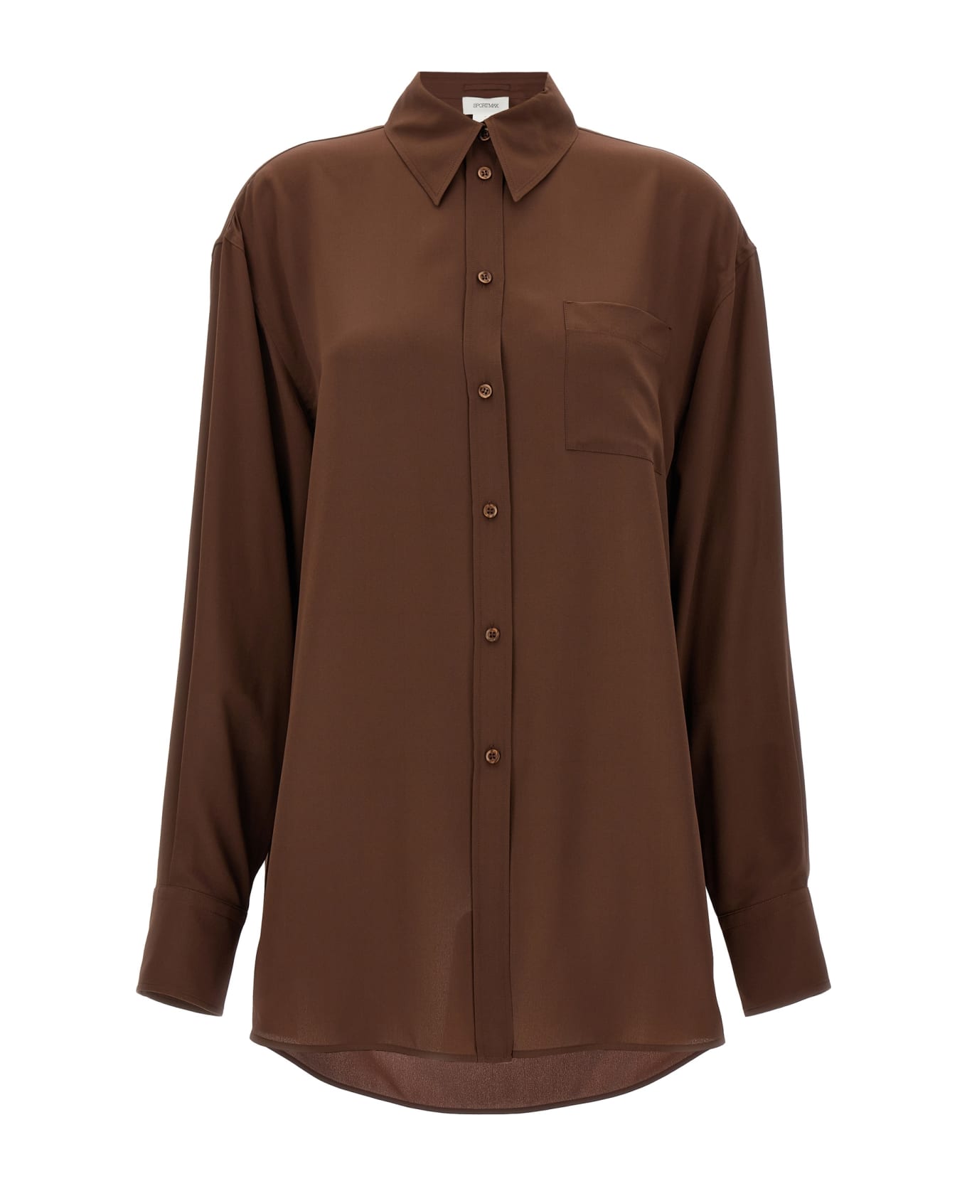 SportMax 'rovigo' Shirt - Brown シャツ