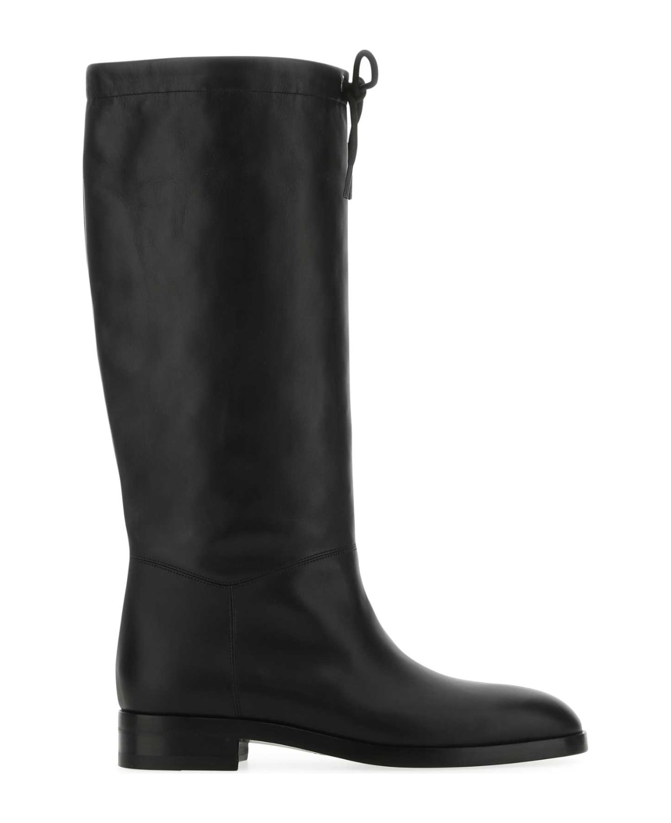 Gucci Black Leather Boots - Black ブーツ