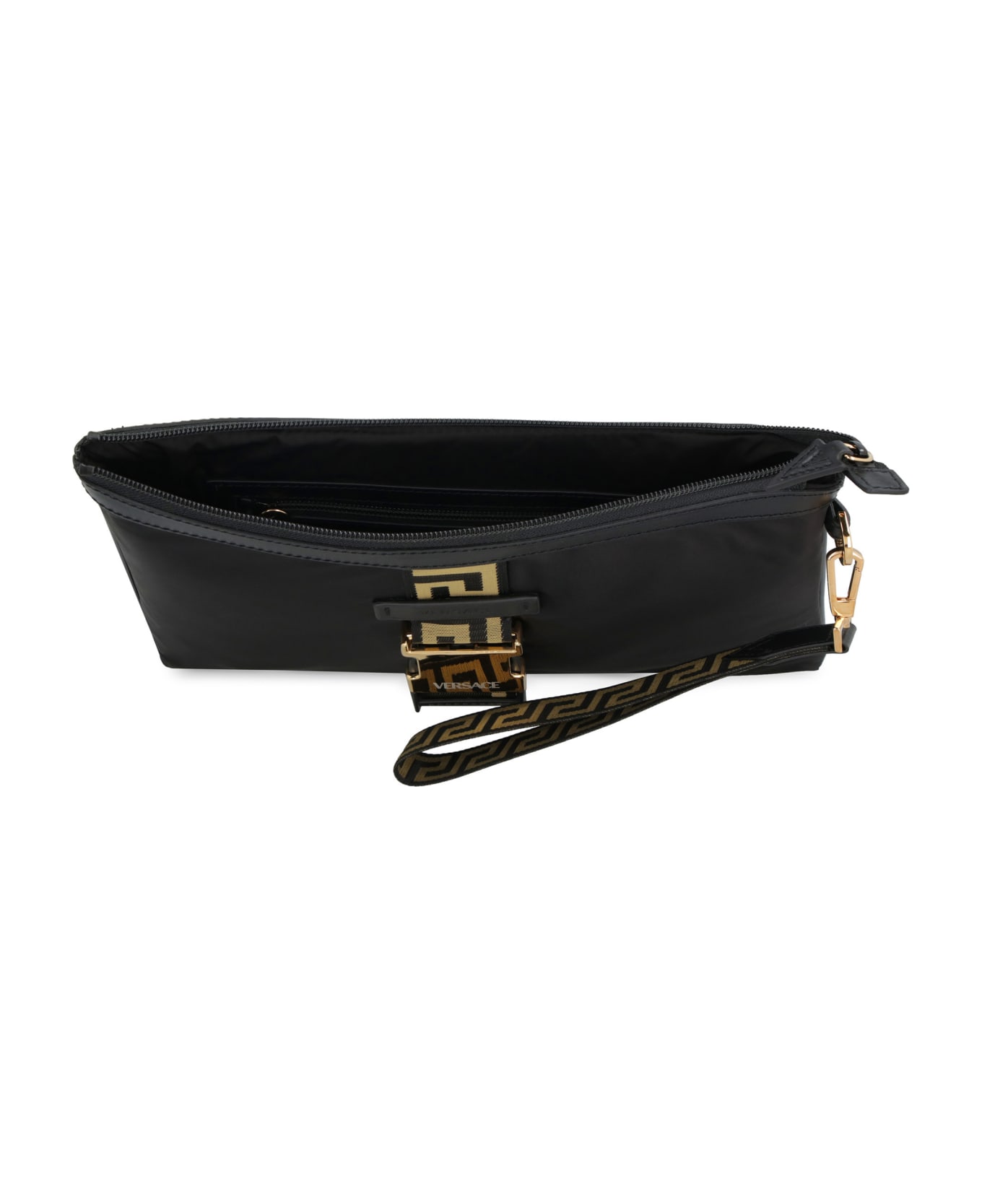 Versace Nylon Pouch-bag - black 財布