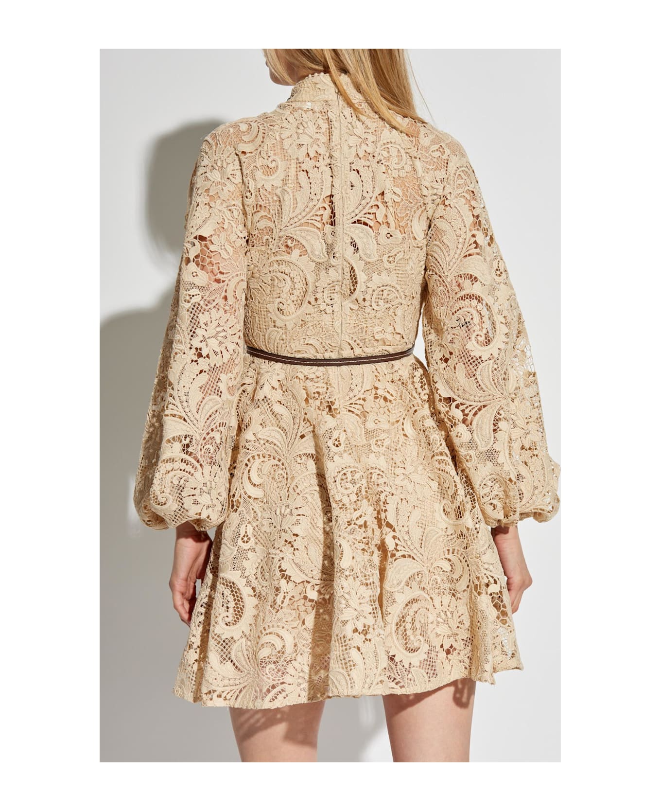 Zimmermann Lace Dress - Taupe