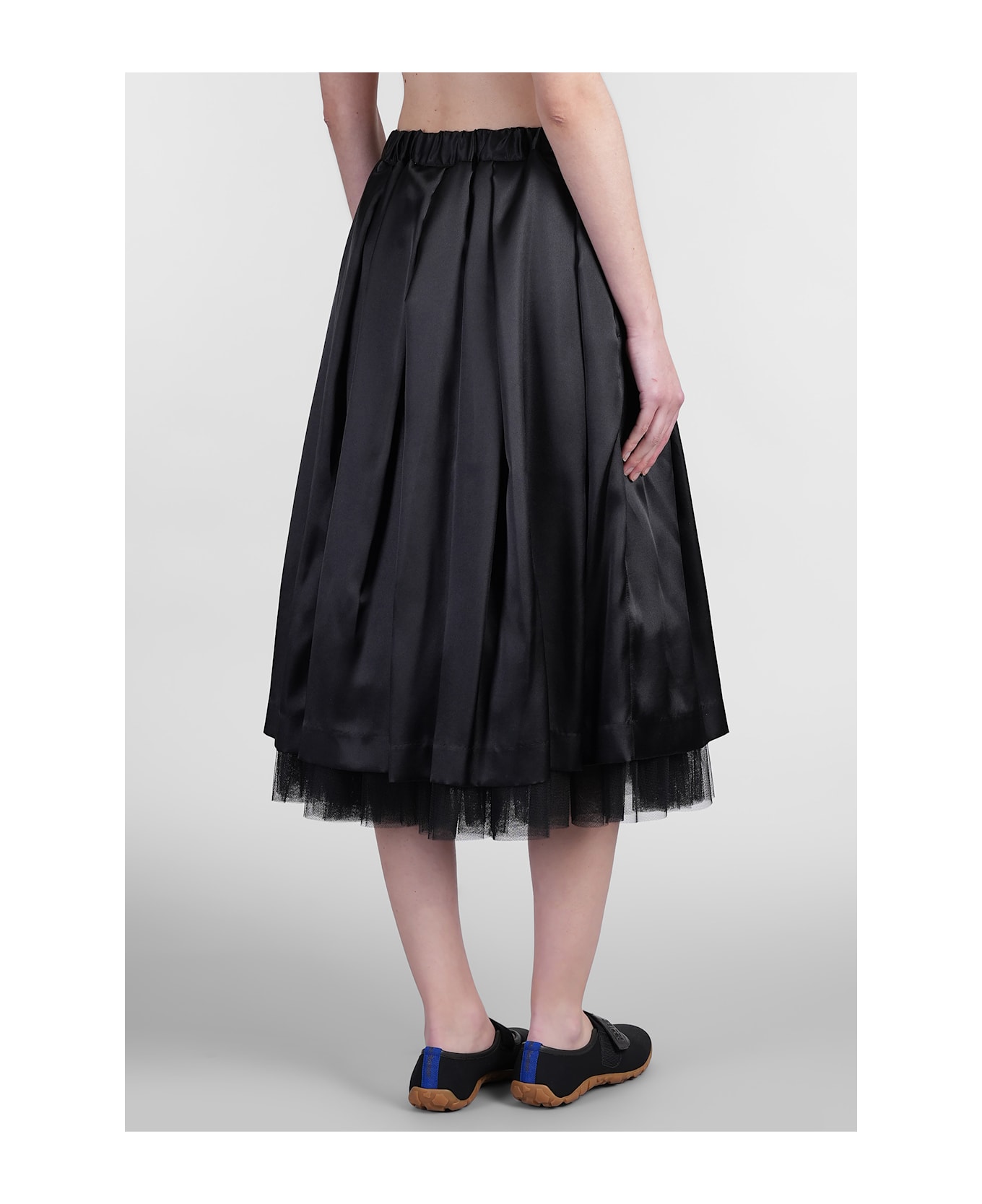 Comme des Garçons Skirt In Black Polyester - black