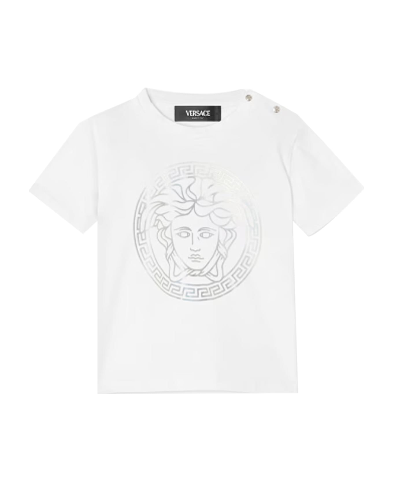 Versace T-shirt - Bianco/argento