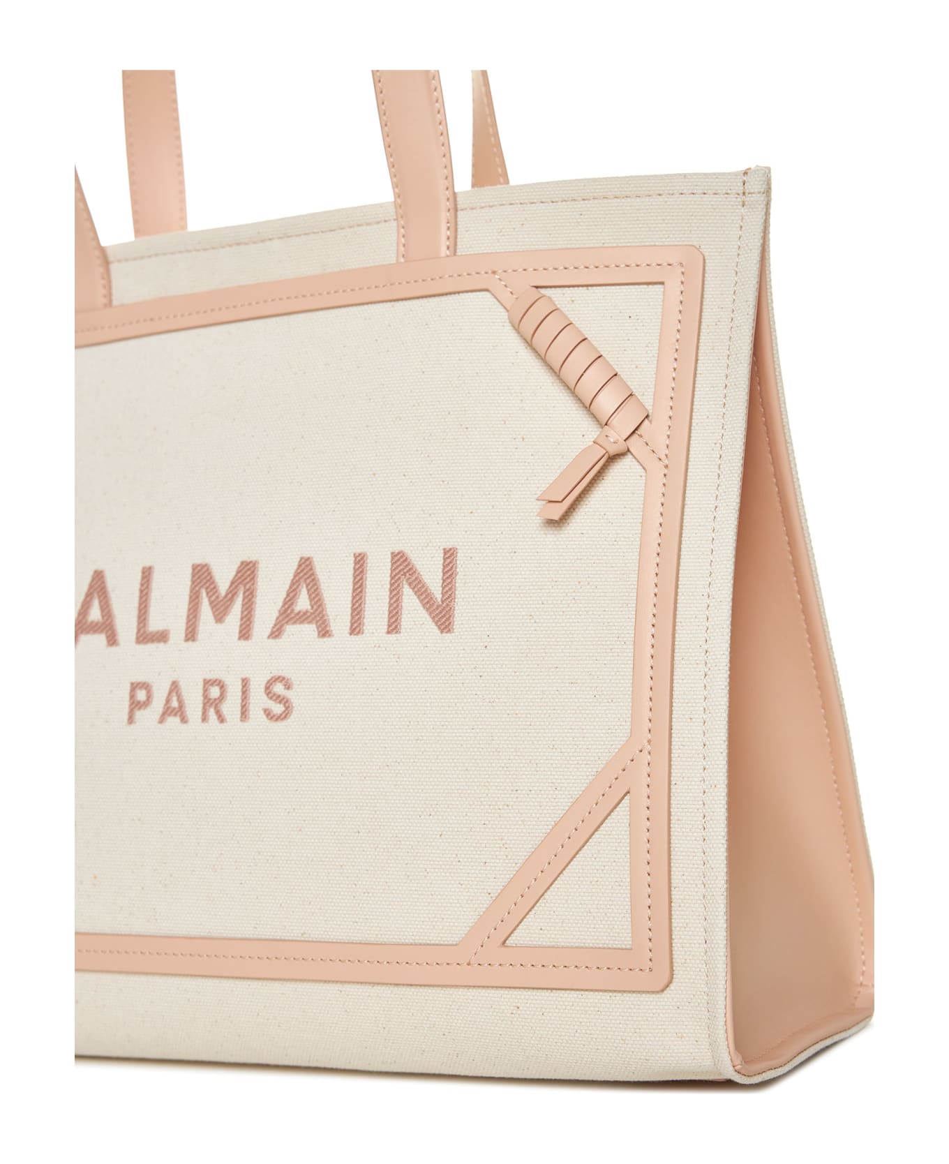 Balmain Shopping Bag - Creme/nude rosè トートバッグ