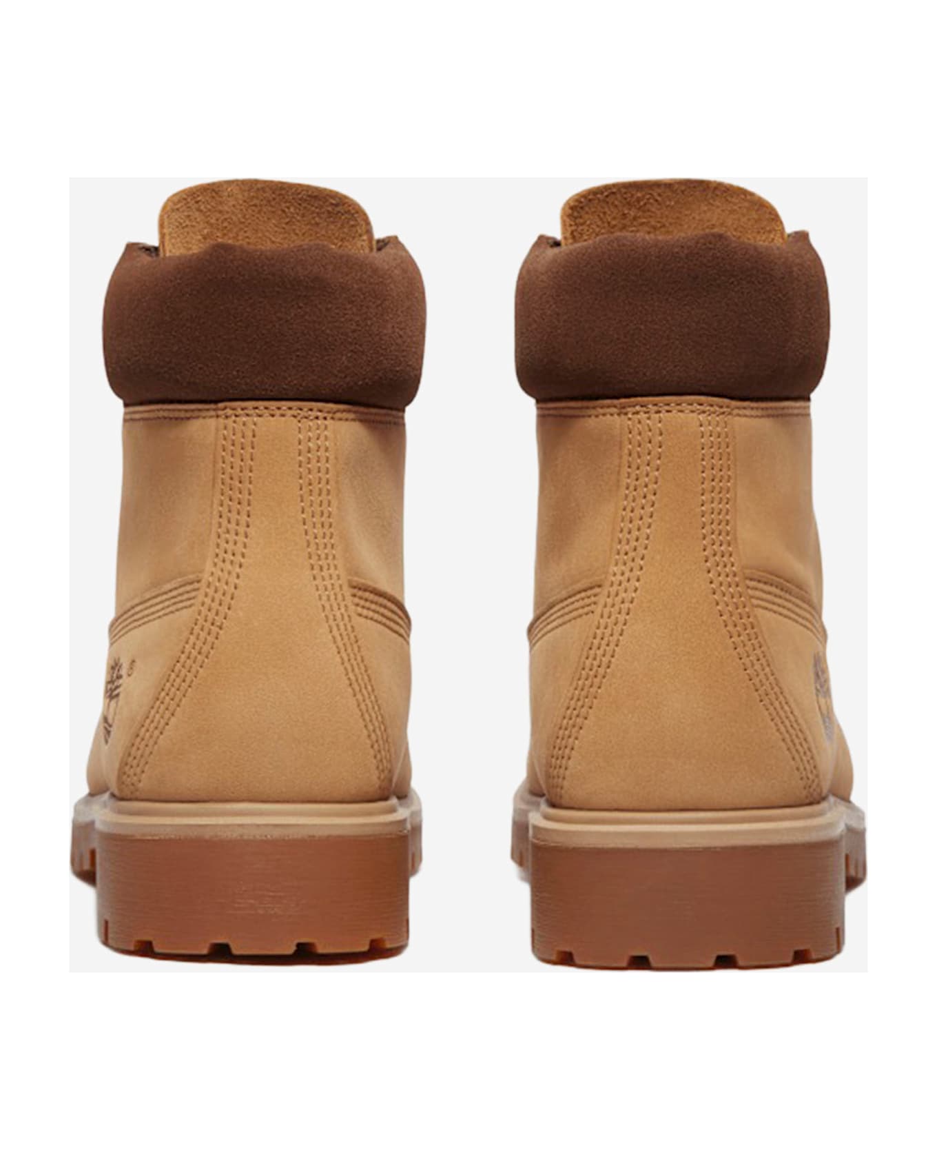 Timberland Premium 6-inch Leather Ankle Boots With Logo - Brown