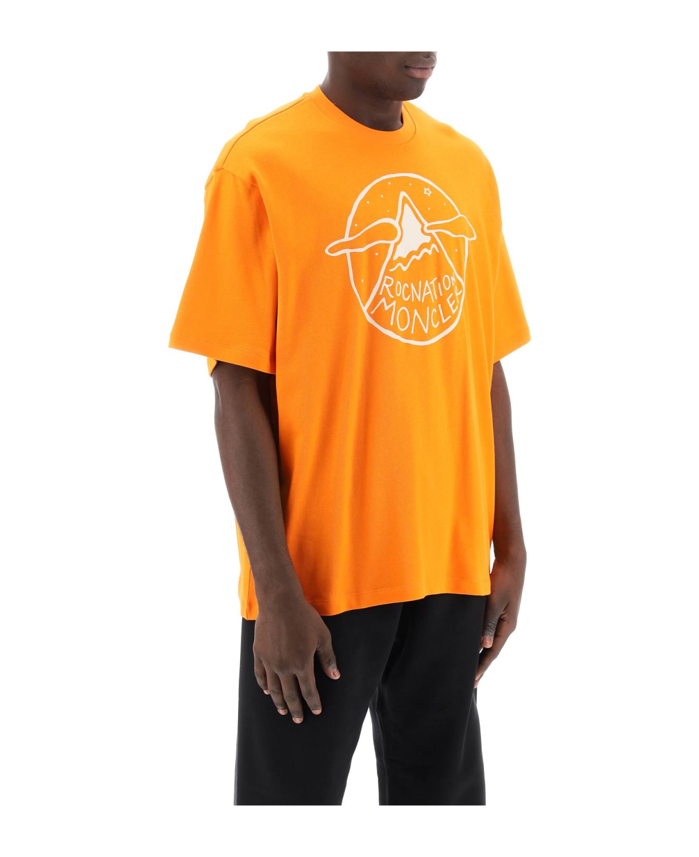Moncler Genius Logo T-shirt - Yellow & Orange