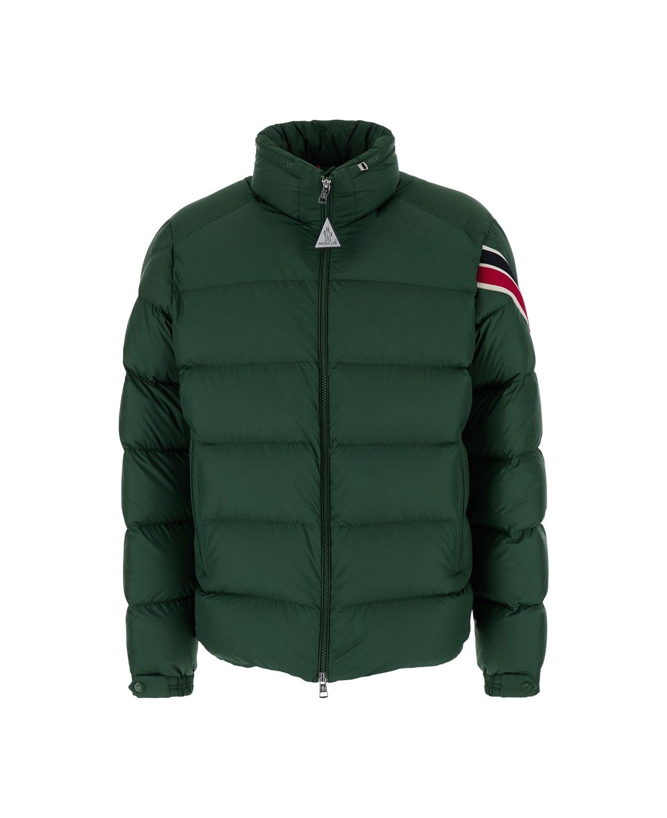 Moncler Solayan Zip-up Short Down Jacket - Verde