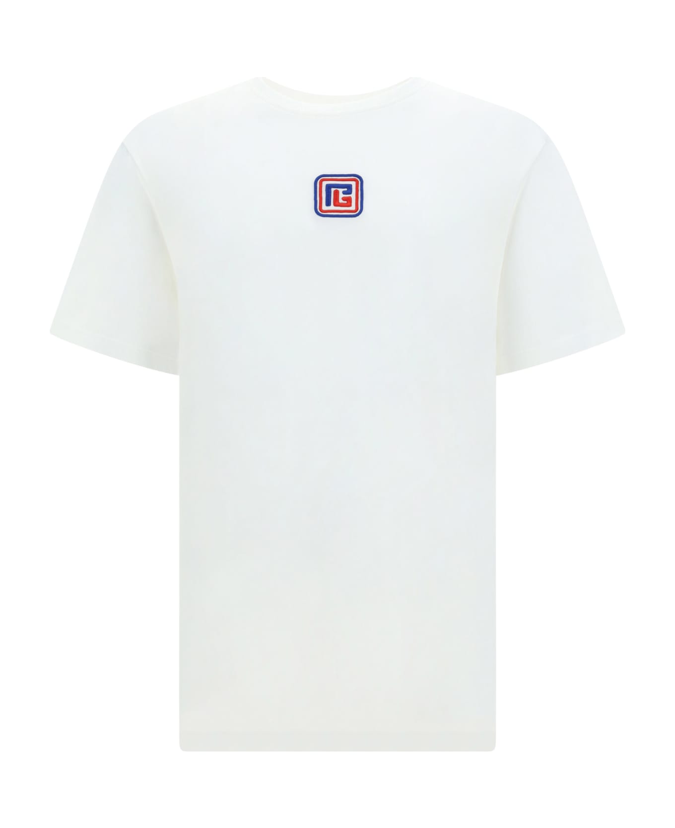 Balmain T-shirt - Blanc\bleu moyen\rouge