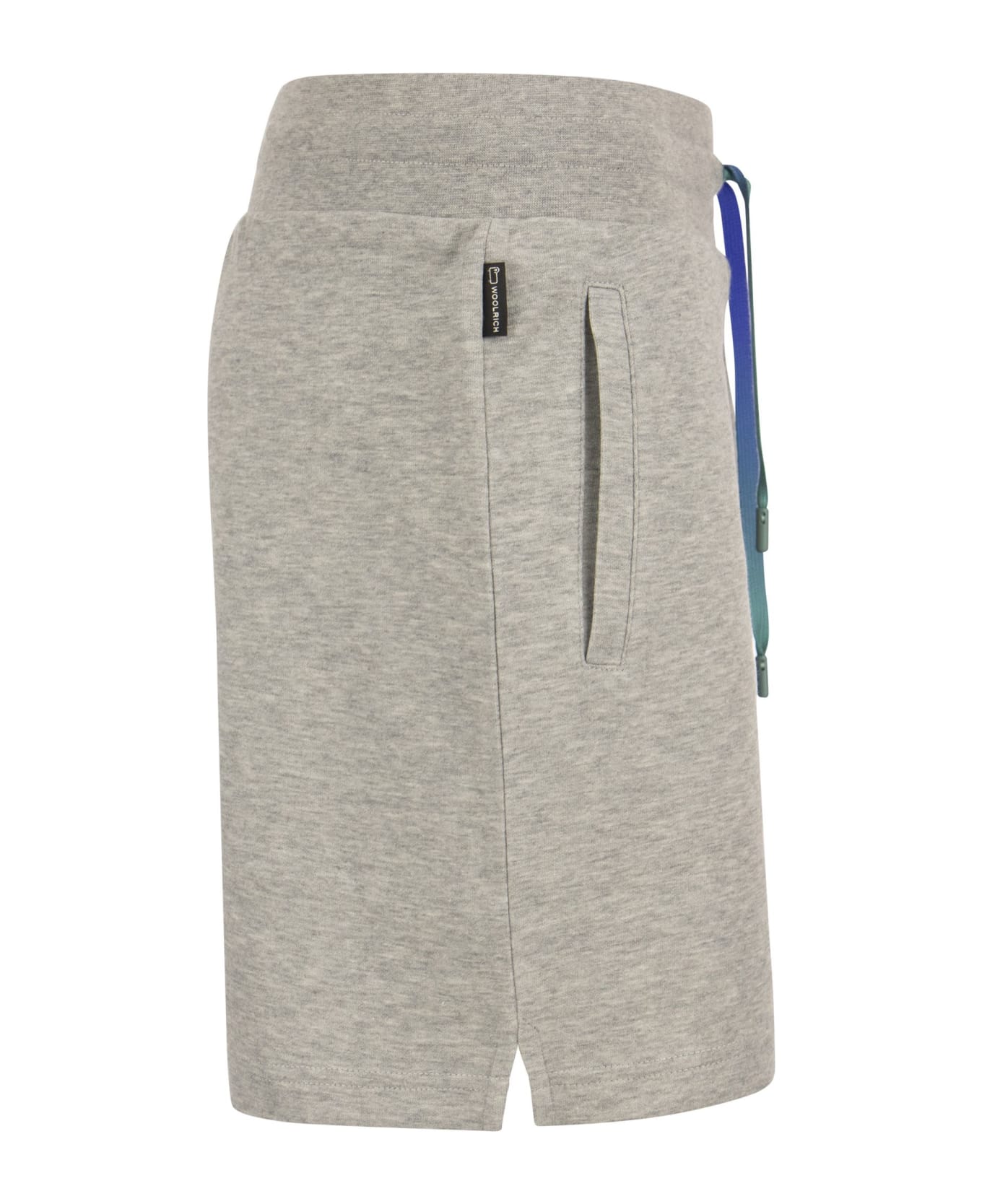 Woolrich American Cotton Fleece Shorts - Grey