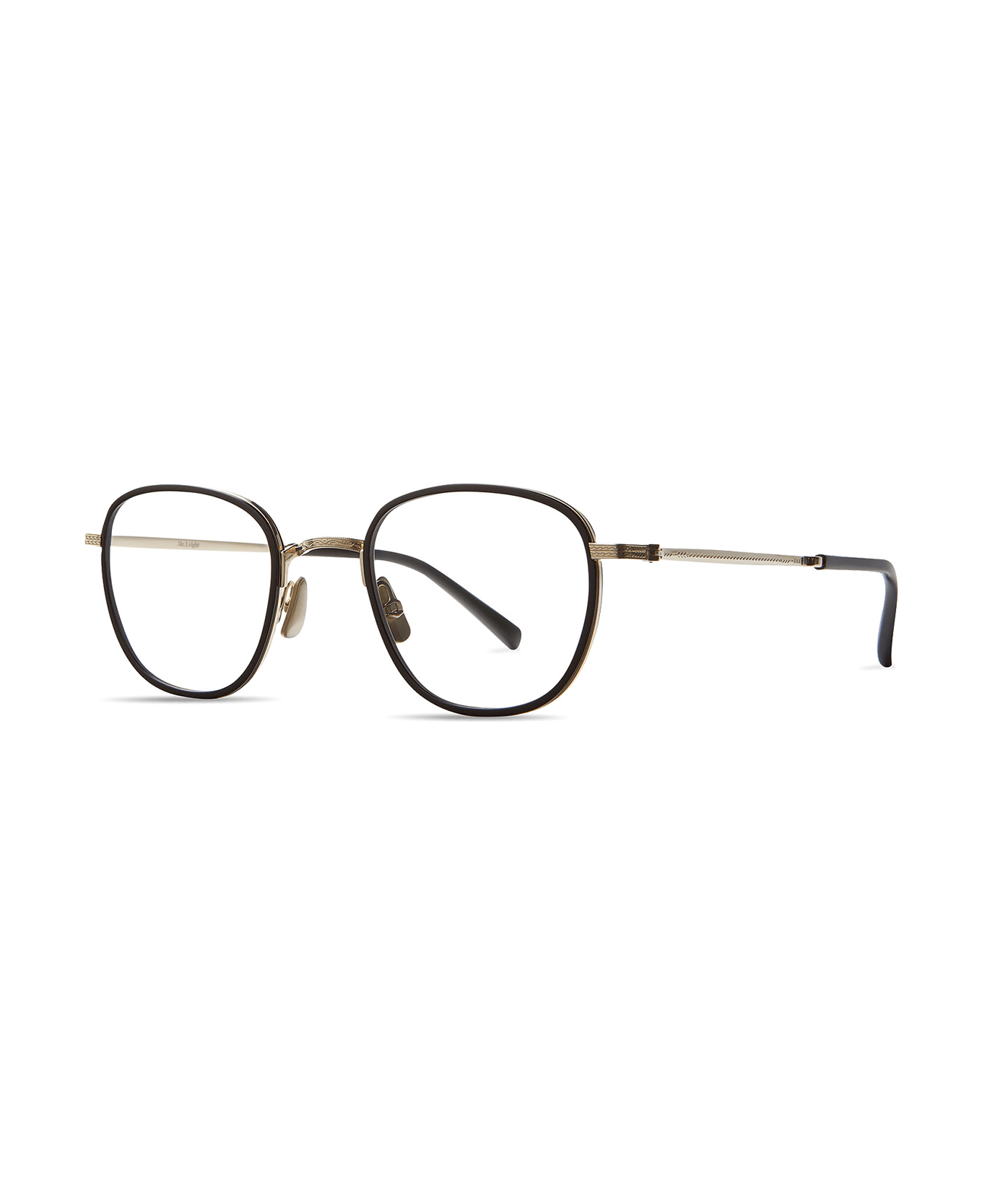 Mr. Leight Griffith Ii C Black-white Gold Glasses - Black-White Gold