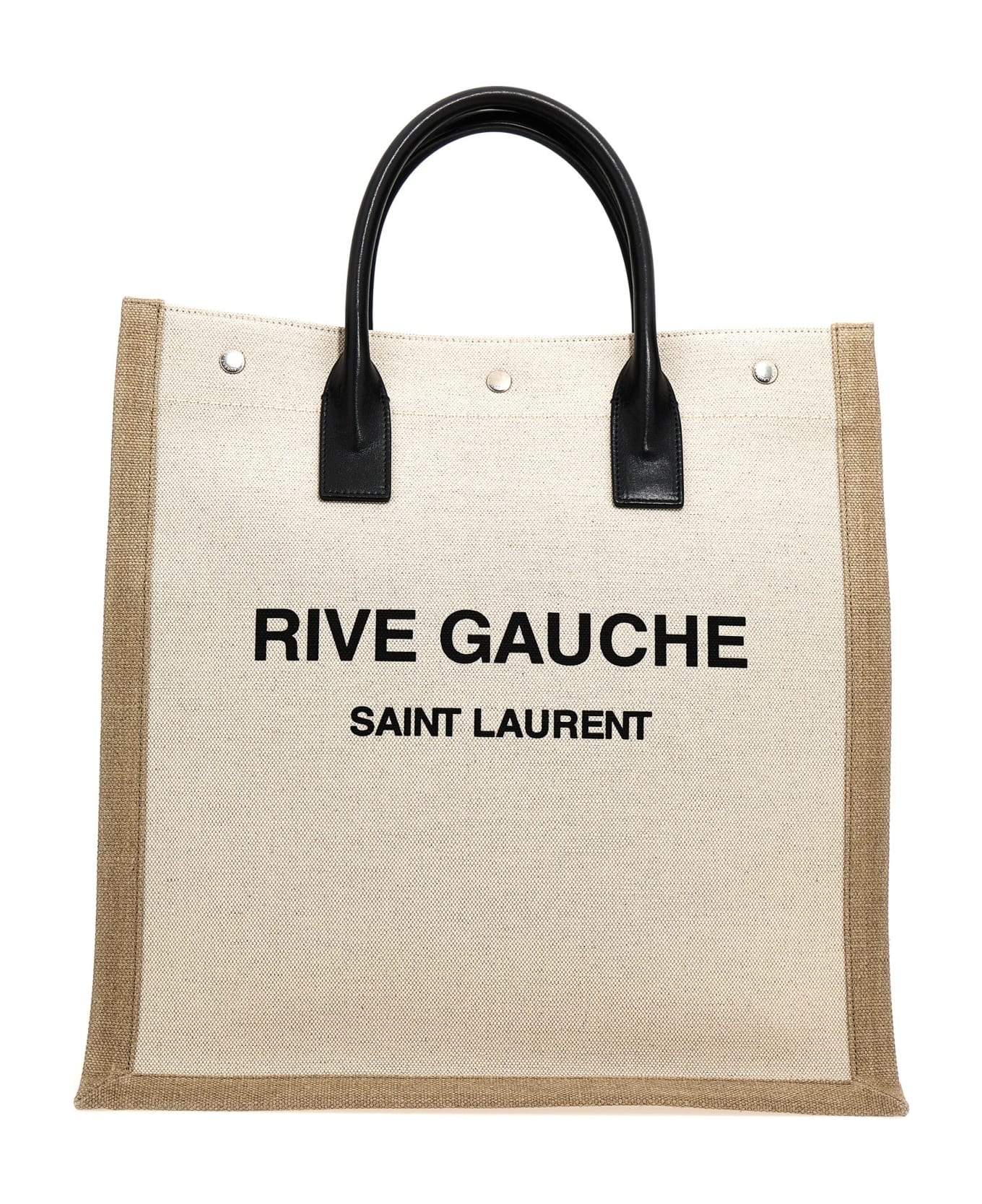 Saint Laurent Rive Gauche Shoulder Bag - Beige