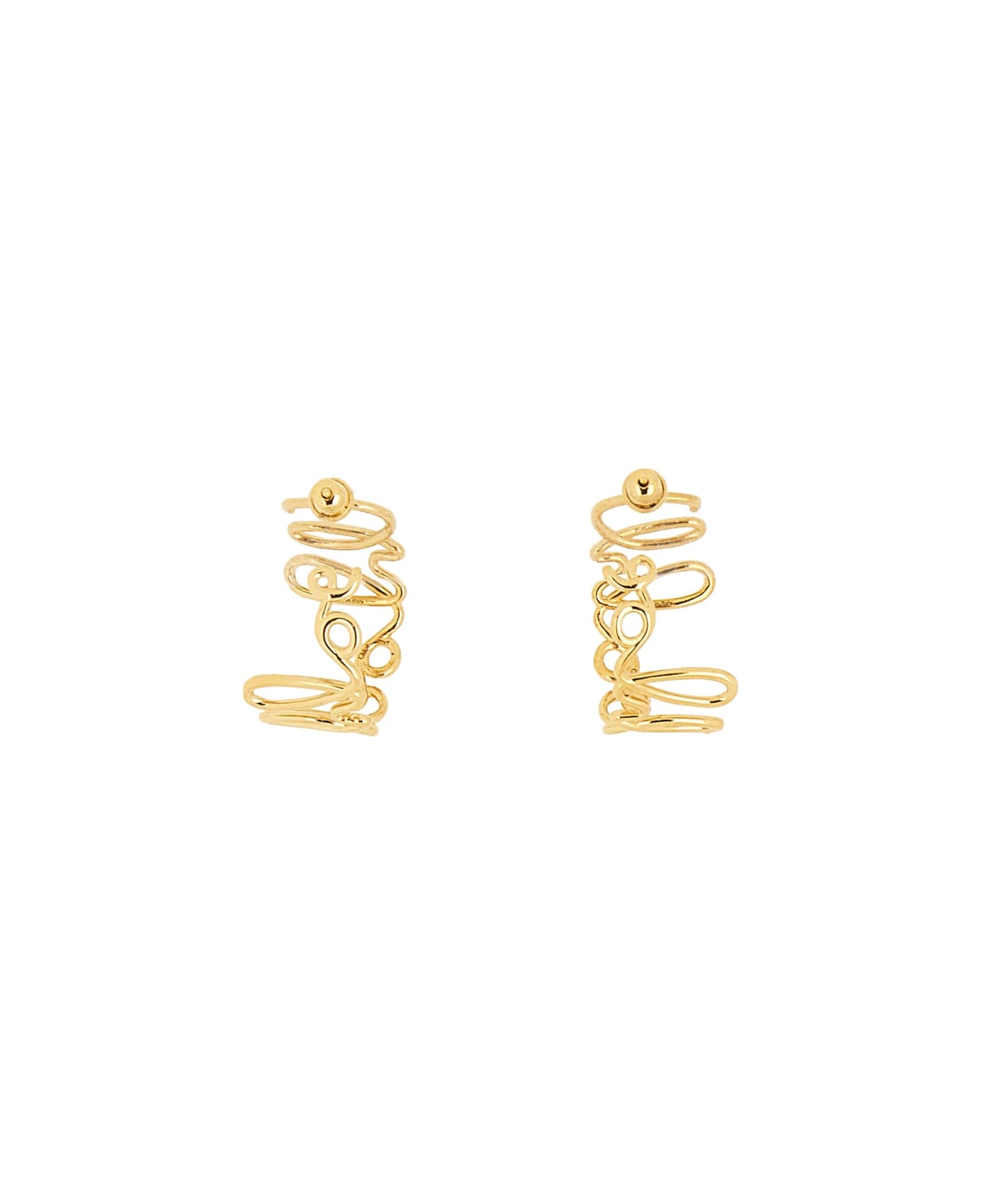 Chloé Logo Earrings - GOLD