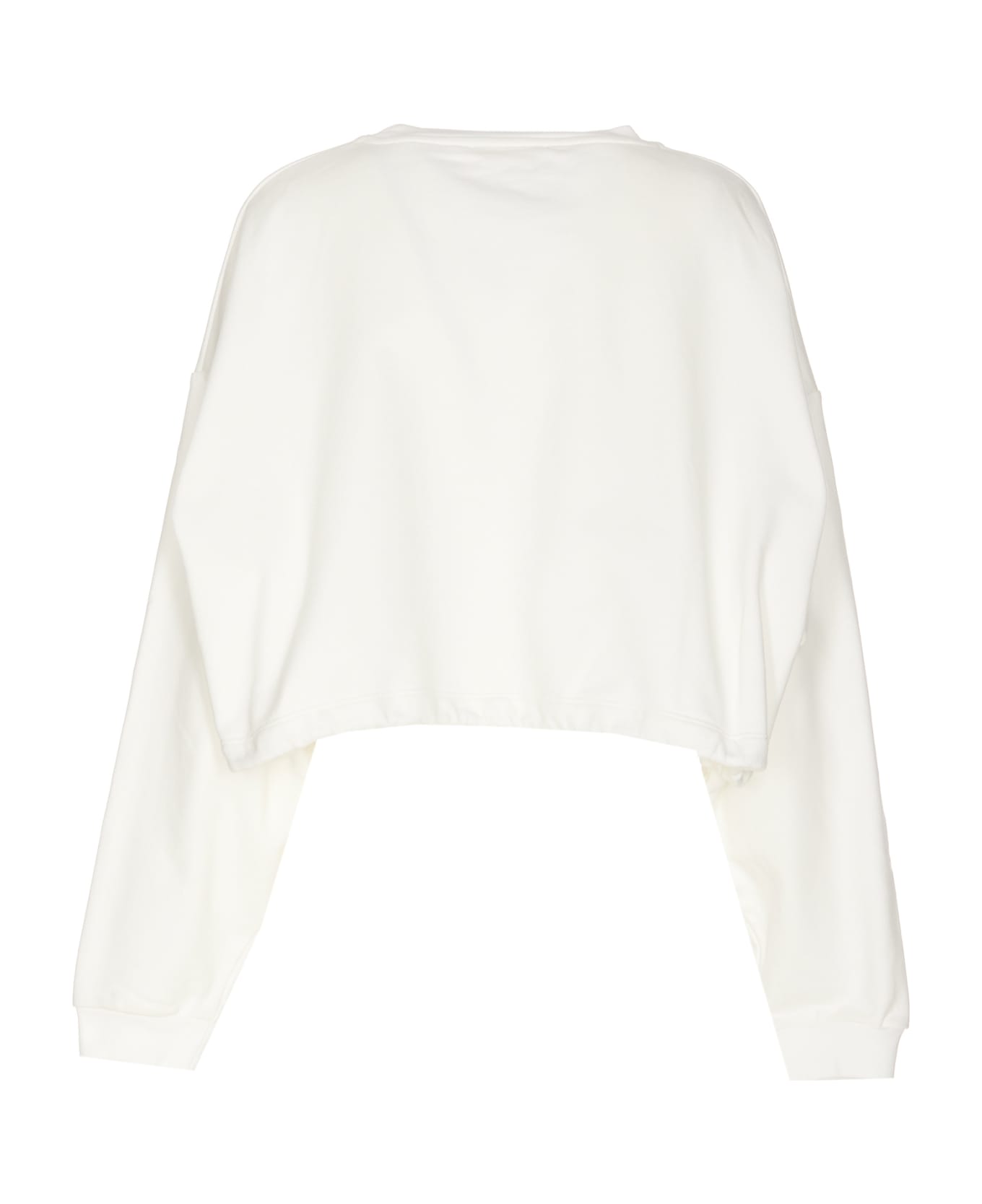 Marni Cropped Sweatshirt - White