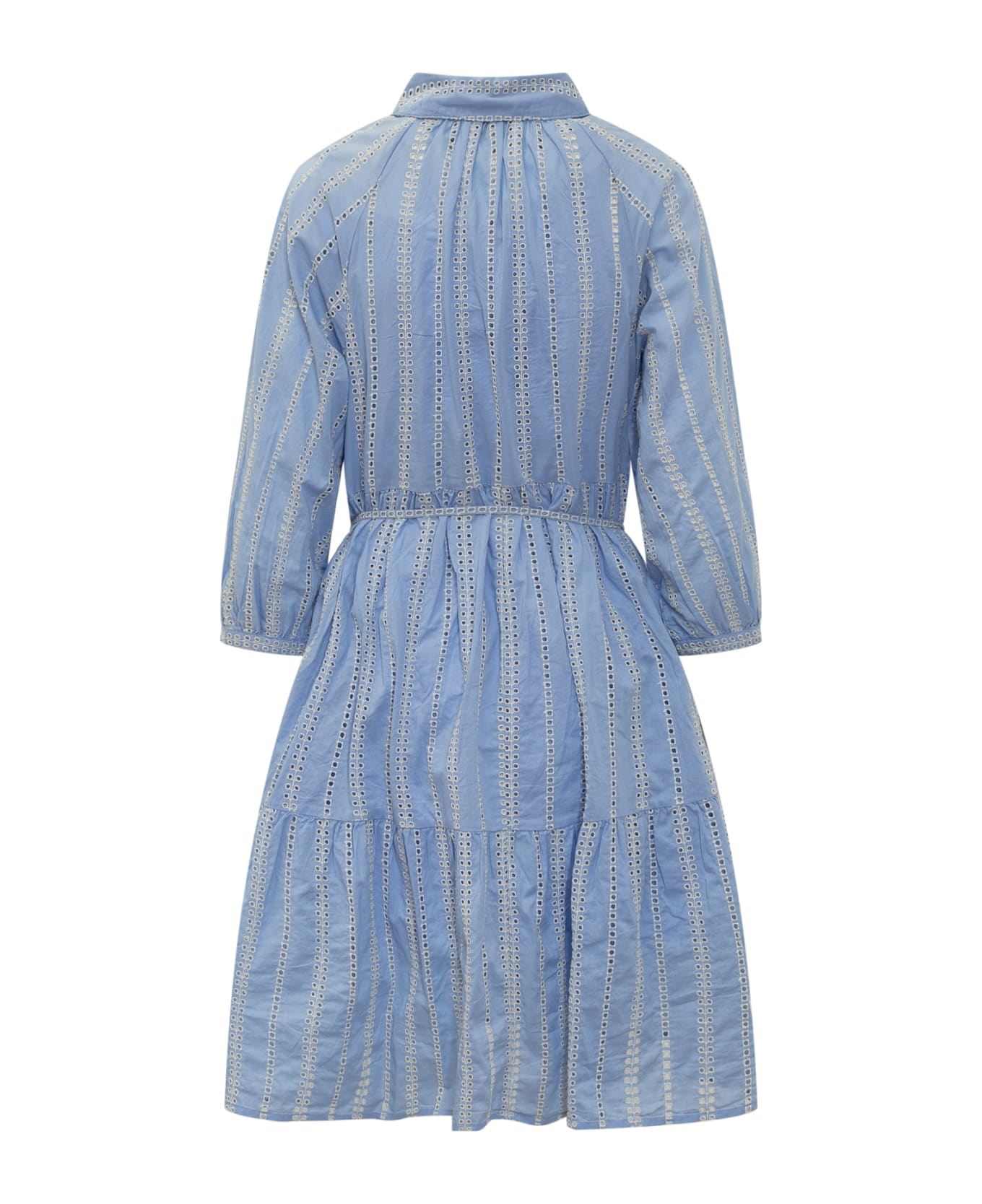 Woolrich Broderie Over Dress - Blue