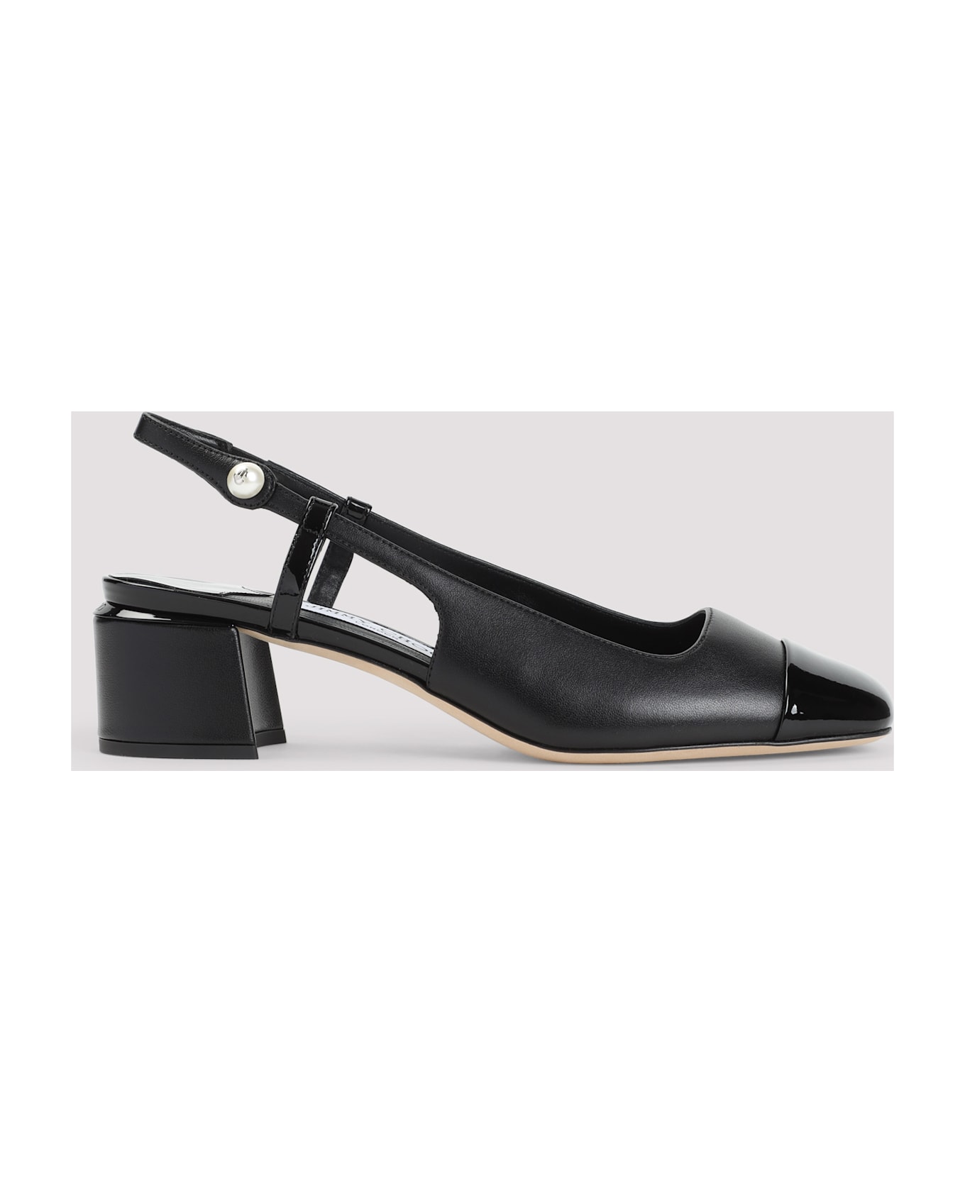 Jimmy Choo Elisa Sb 45 Patent Nappa Pumps - Black Black
