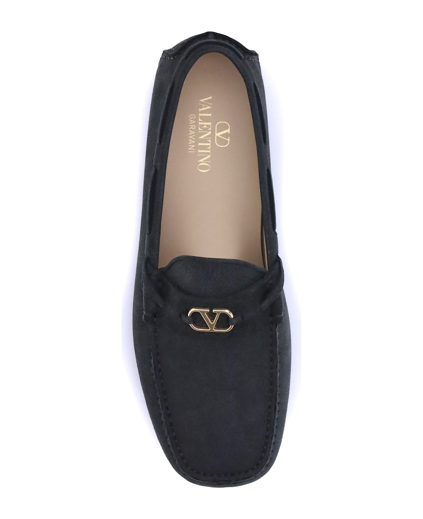 Valentino Garavani Fastaway Driver Loafers - Black