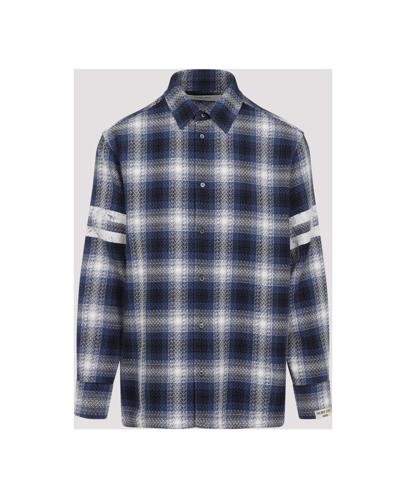 Golden Goose Check Shirt - Ice Indigo