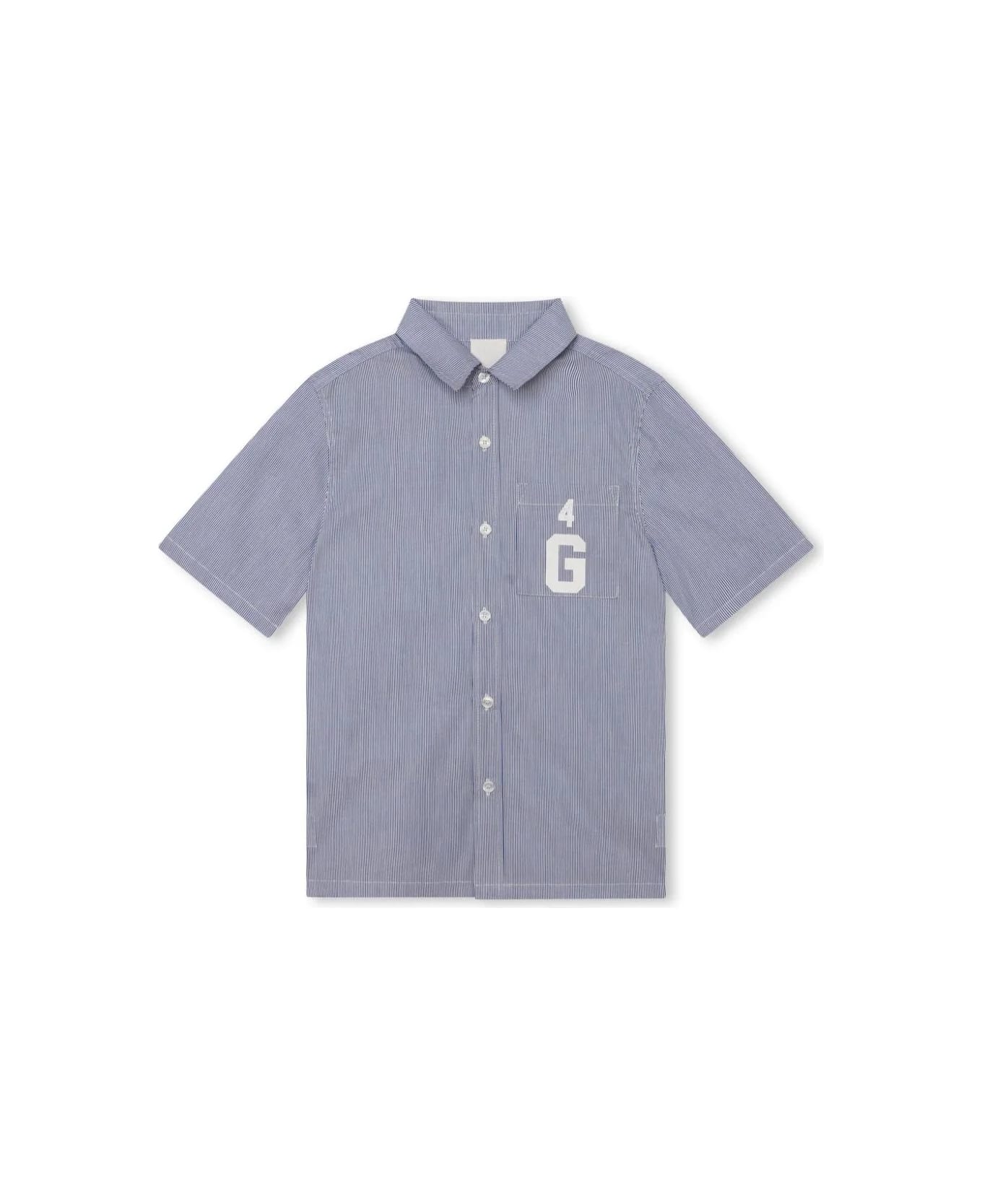 Givenchy Striped Set With Givenchy 4g Logo - Blue スーツ