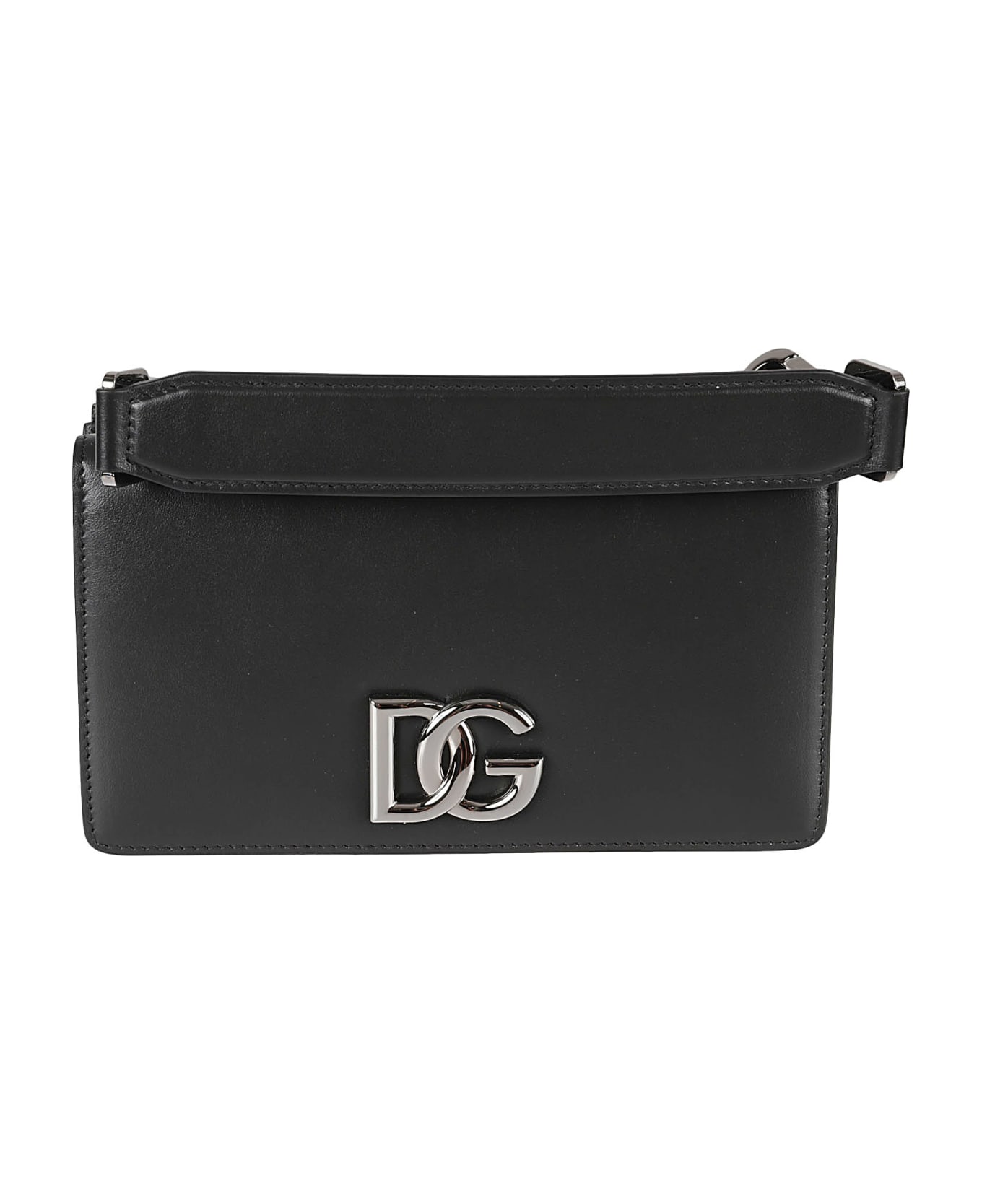 Dolce & Gabbana Continuative Crossbody Bag - Black
