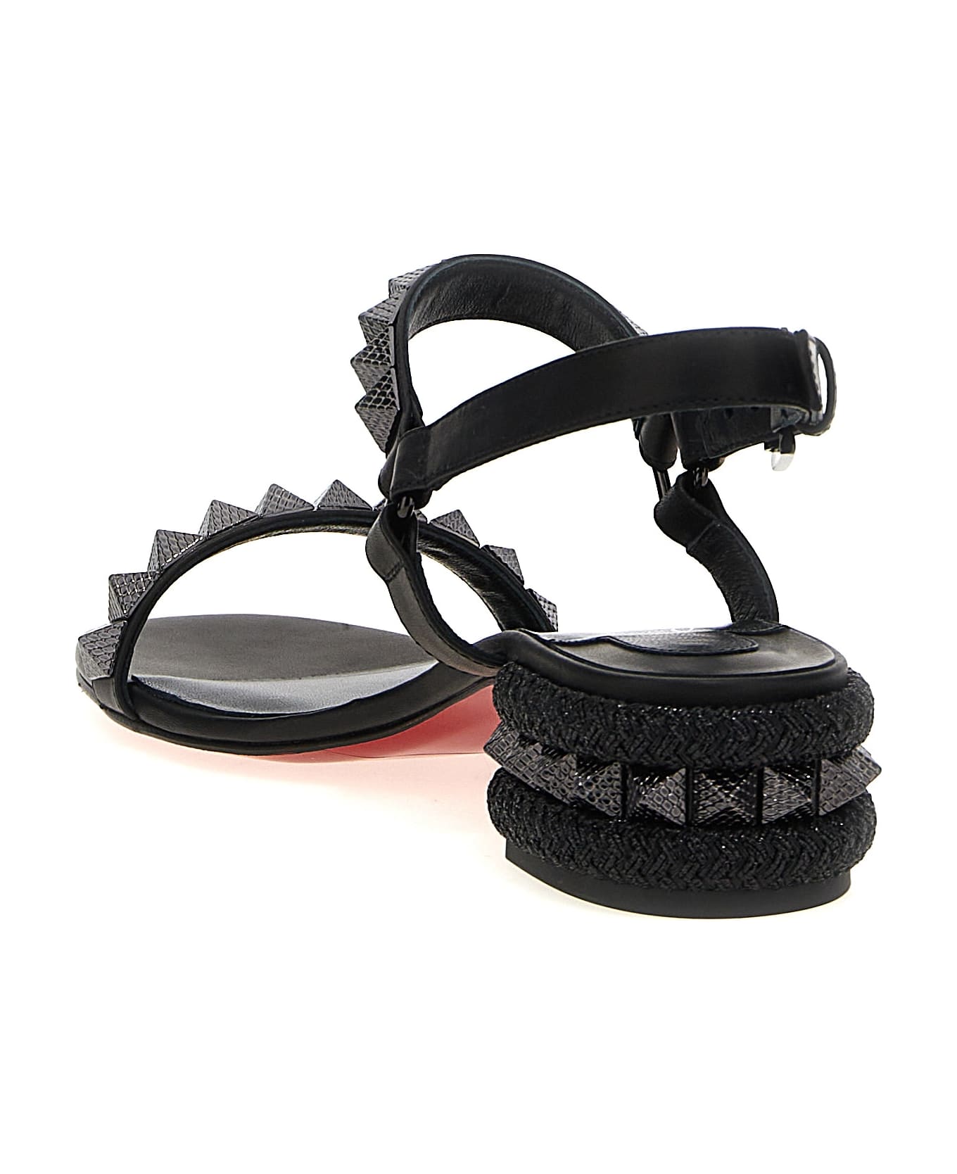 Christian Louboutin 'pyrasand' Sandals - Black  