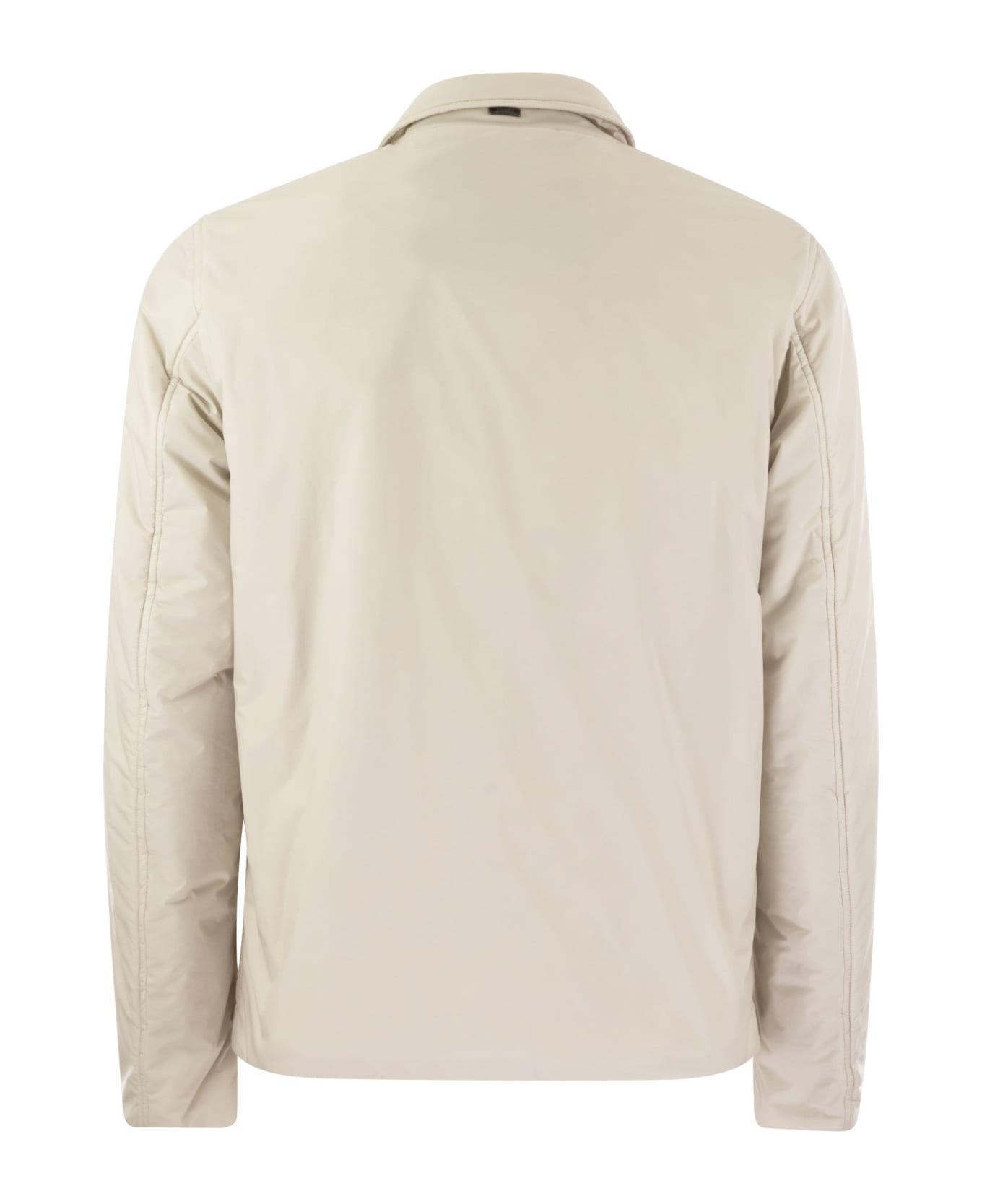 Herno Shirt-cut Jacket In Ecoage - Light Beige ジャケット