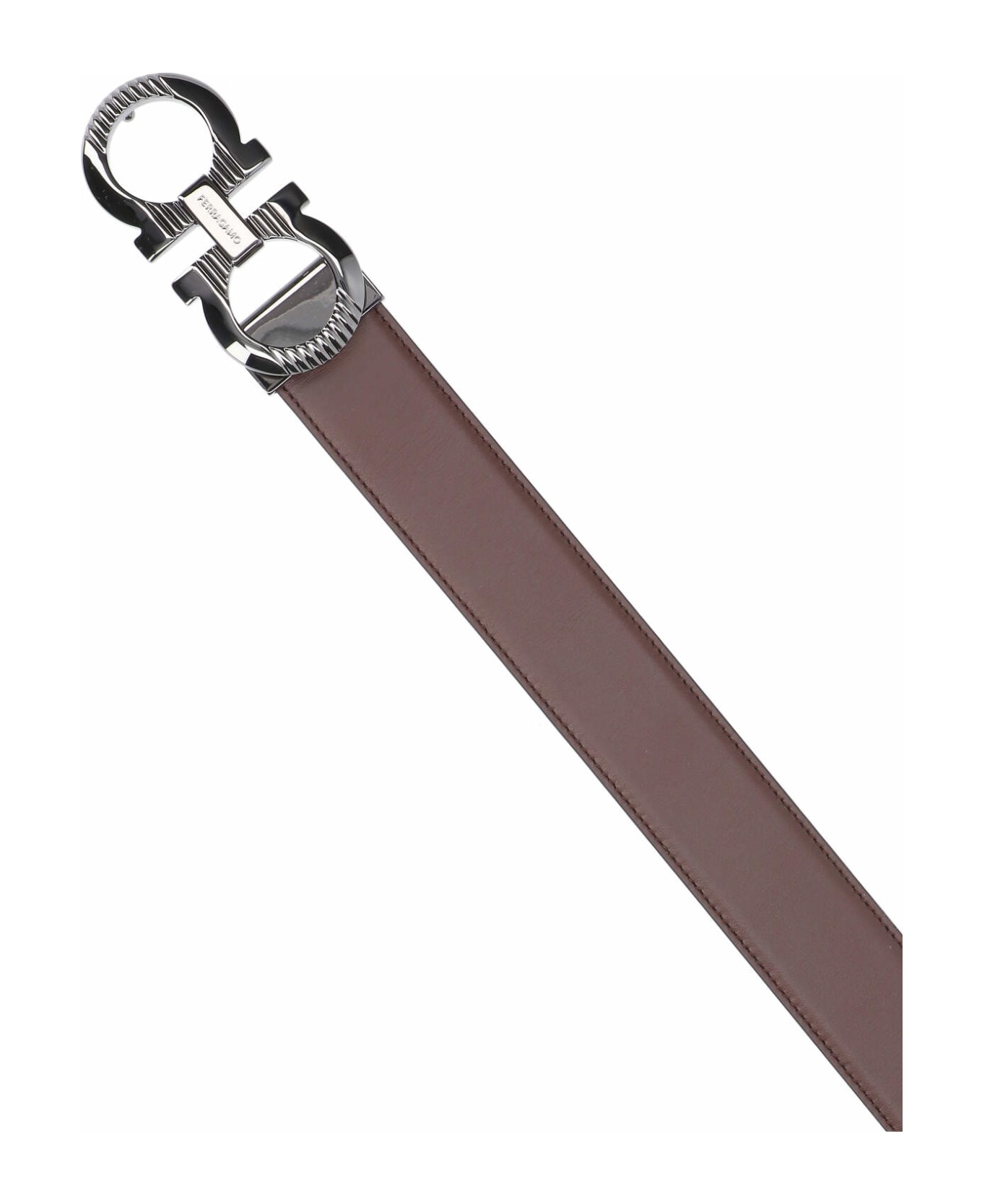 Ferragamo "gancini" Reversible Belt - Brown ベルト