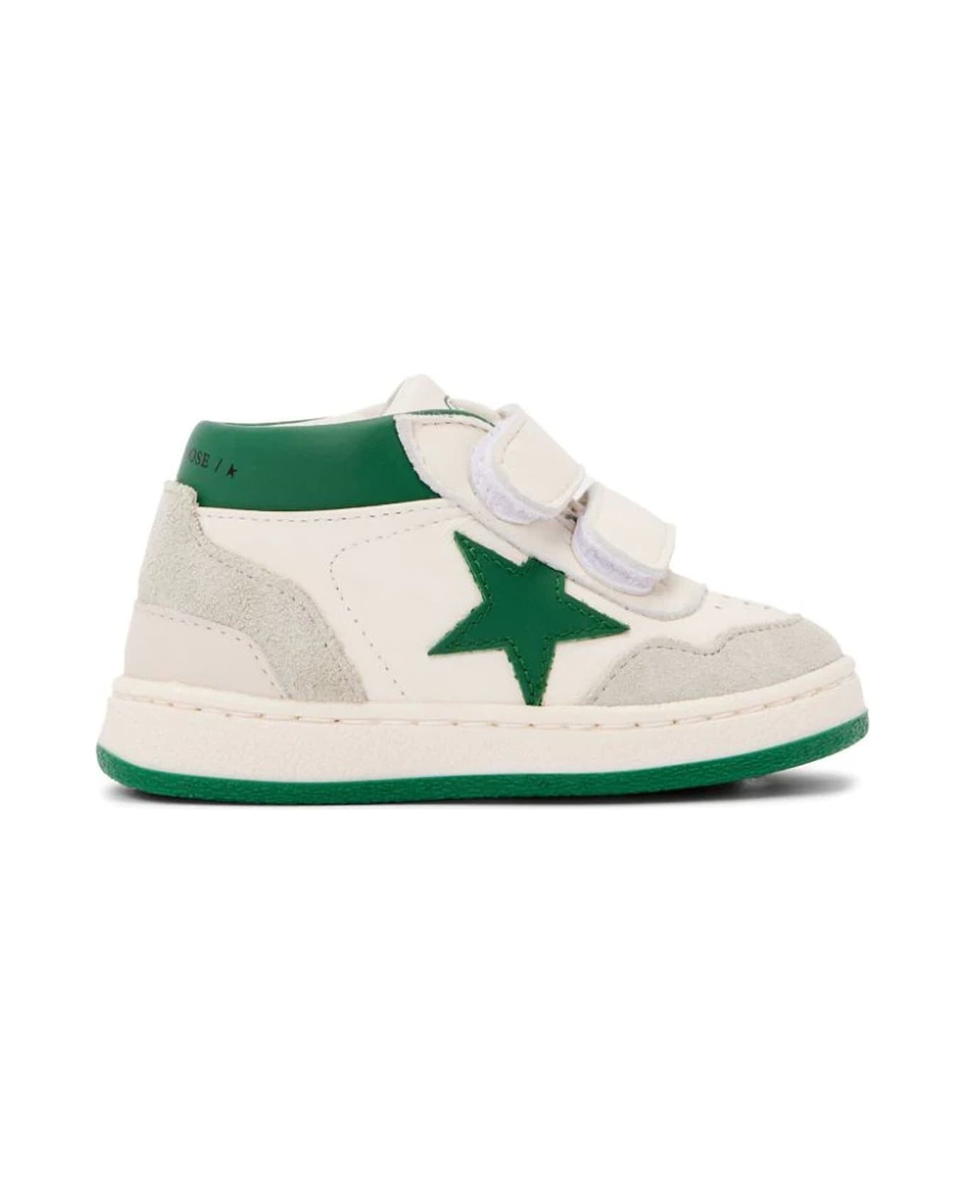 Golden Goose Kids Sneakers White - White