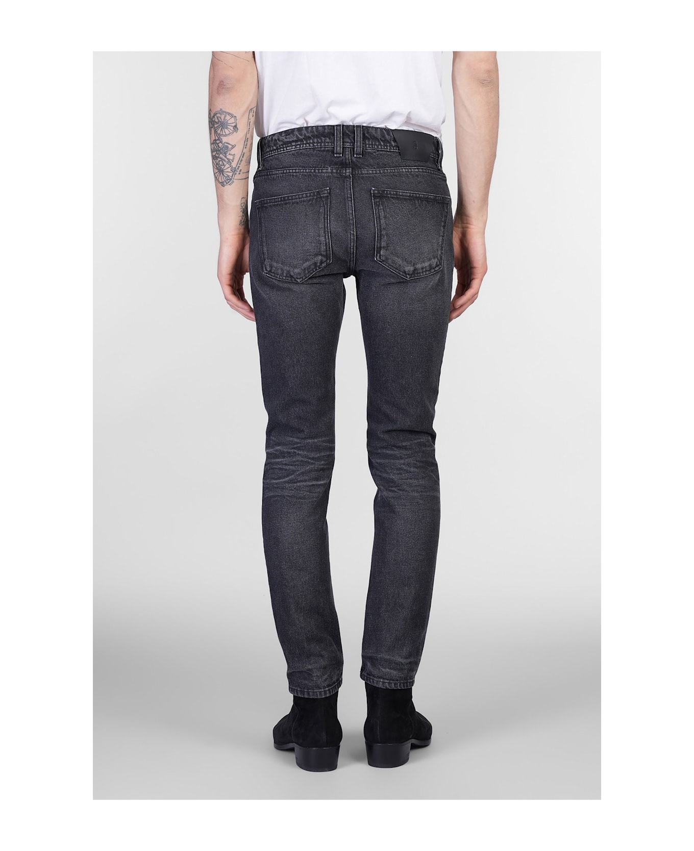 Salvatore Santoro Jeans In Black Denim - black