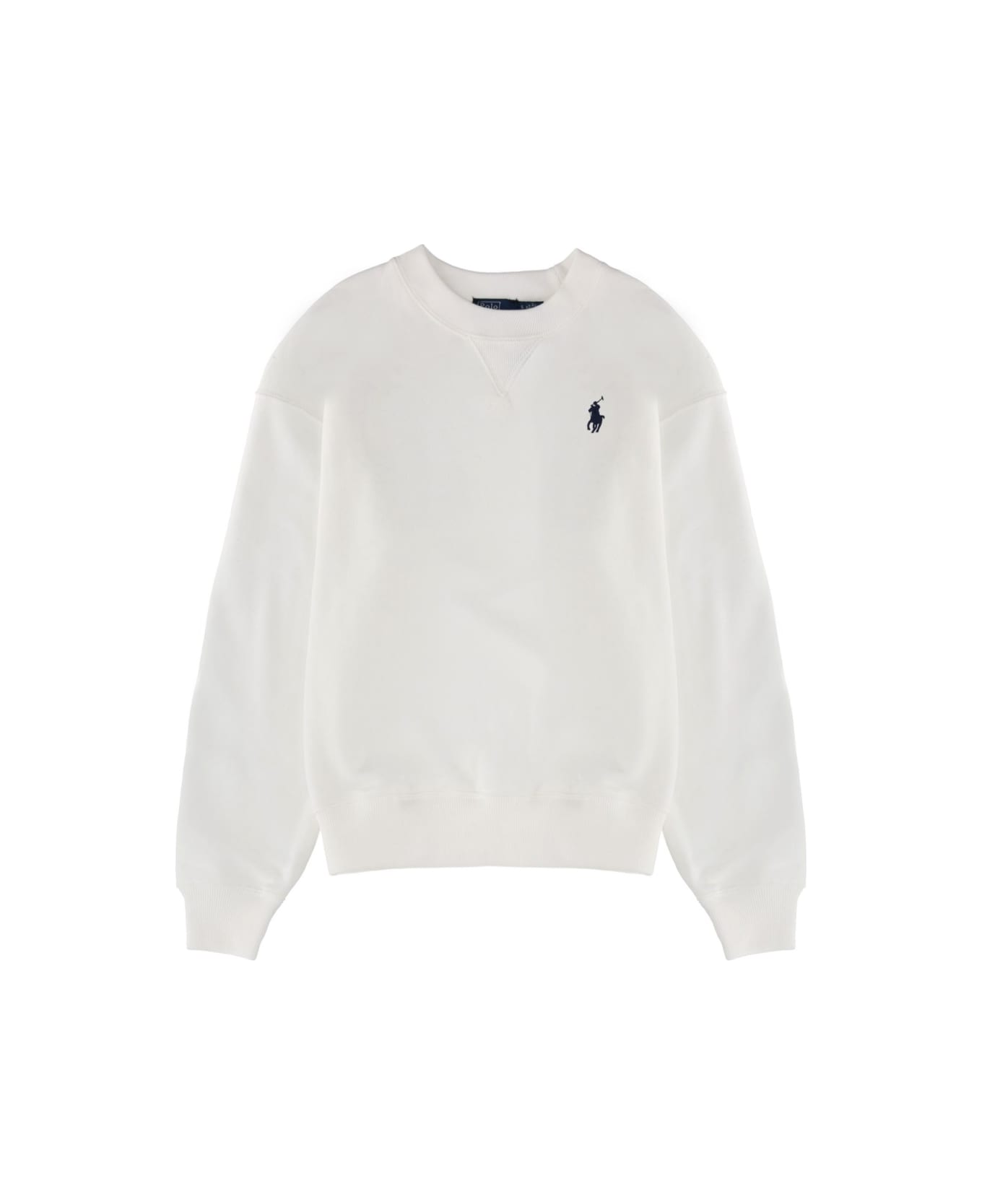 Polo Ralph Lauren Sweatshirt With Logo - WHITE