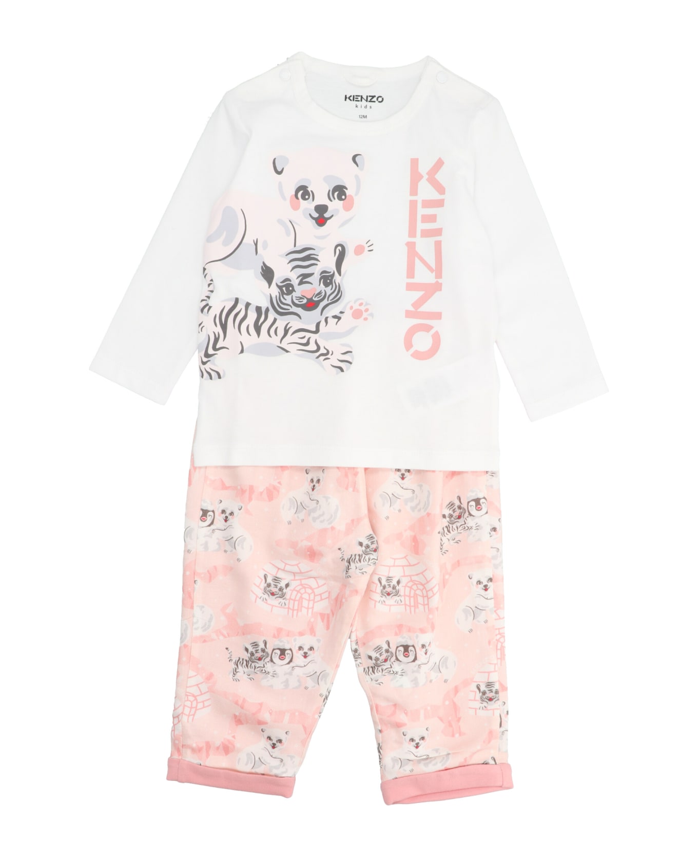 Kenzo Kids T-shirt And Pants Baby Set - Multicolor