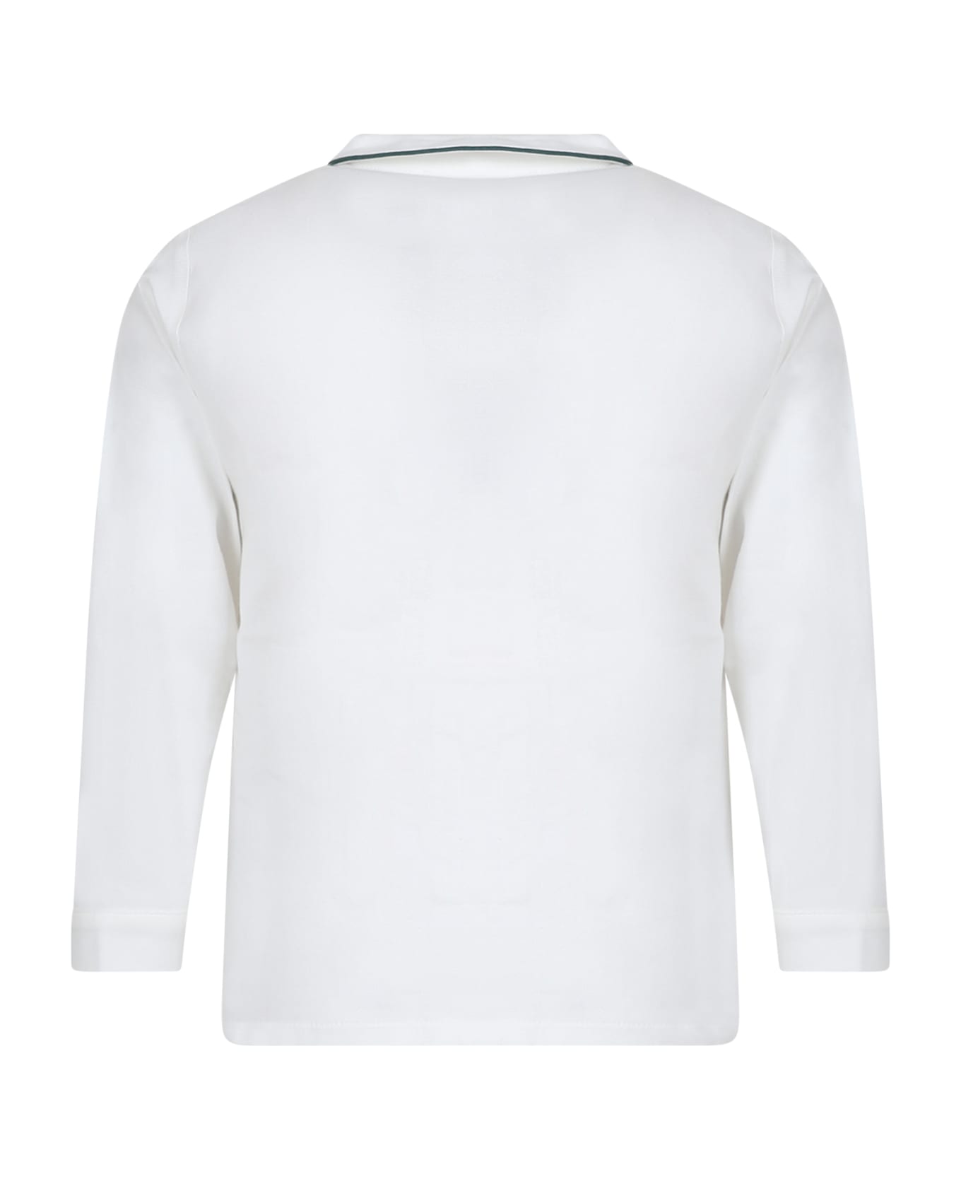 La stupenderia White Shirt For Boy - White