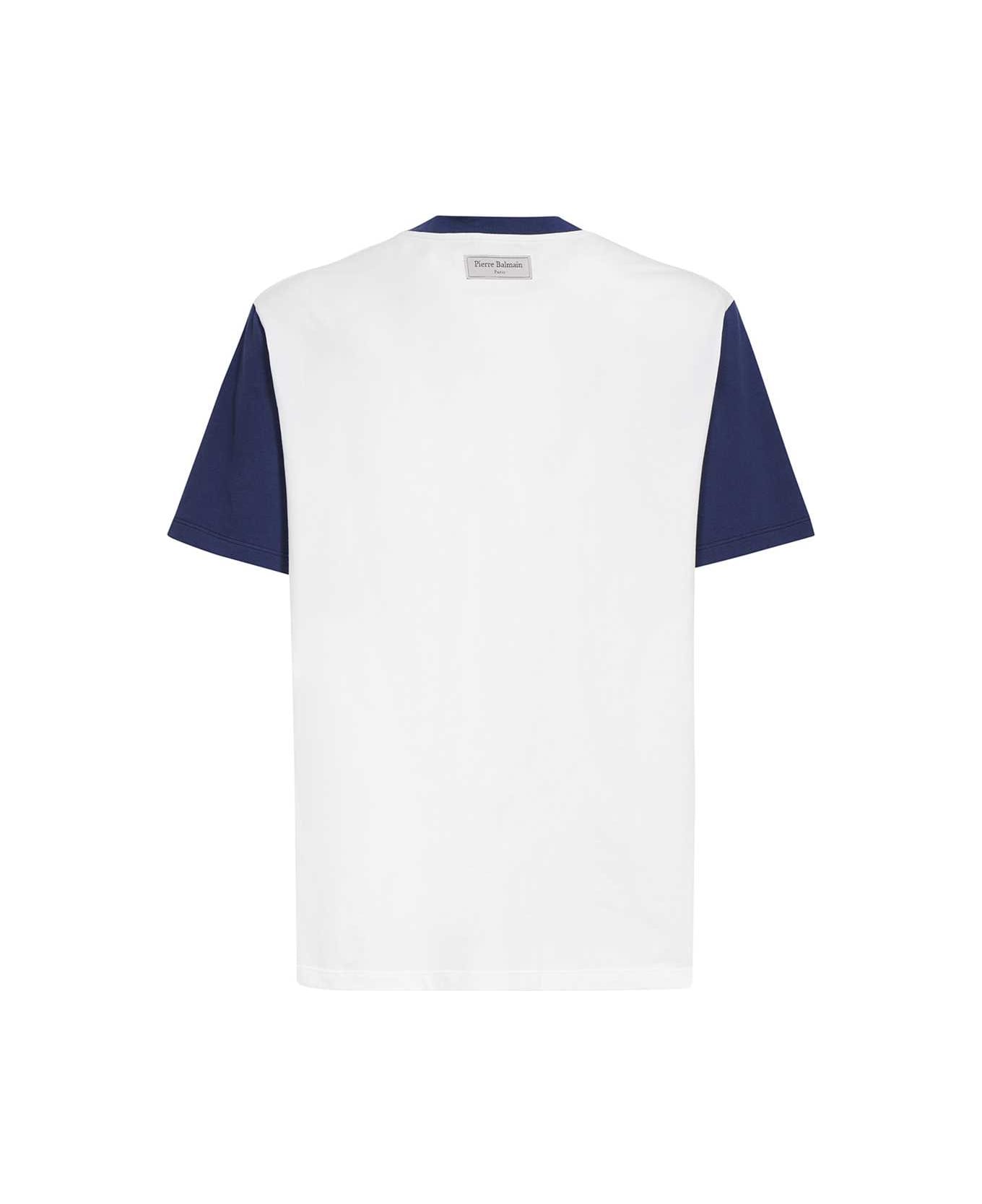 Balmain Logo Cotton T-shirt - White