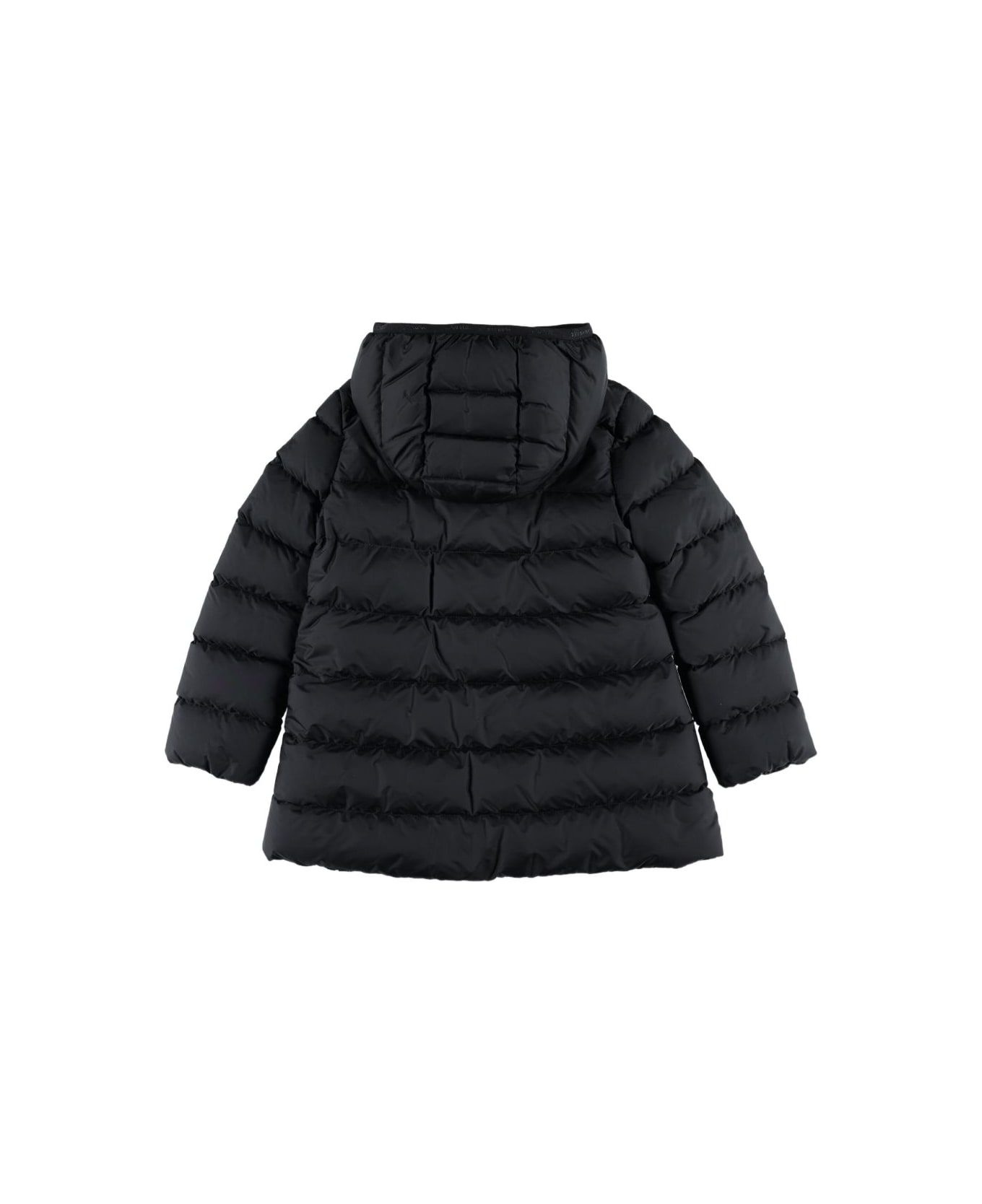 Moncler Enfant Barend Quilted Coat With Hood - Black