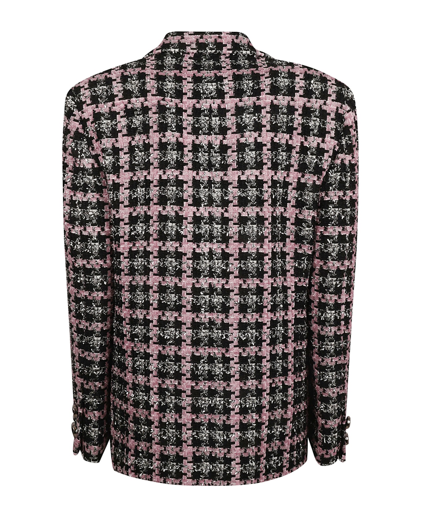 MSGM Single-buttoned Embellished Blazer - Black