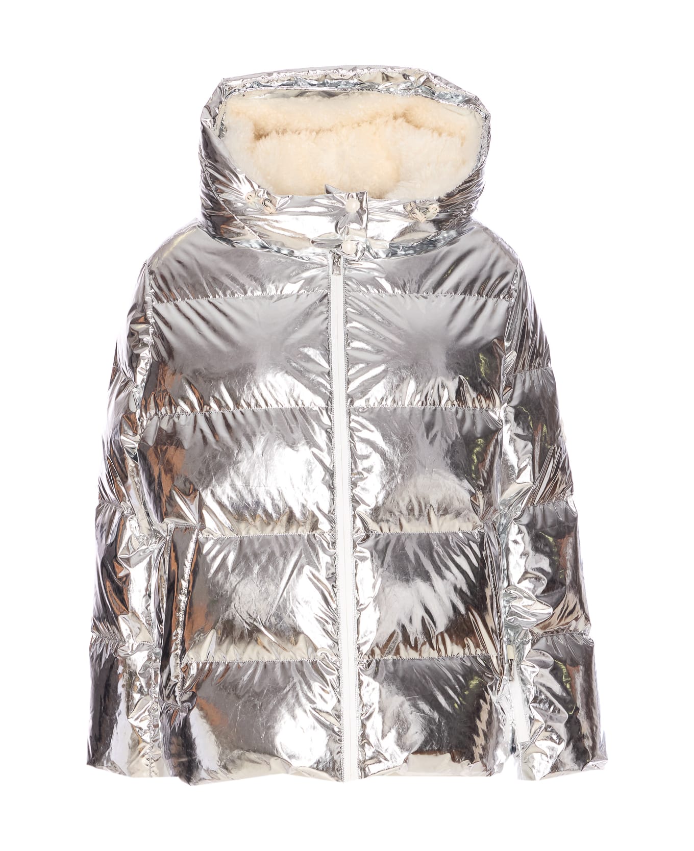 Yves Salomon Doudoune Down Jacket - Silver