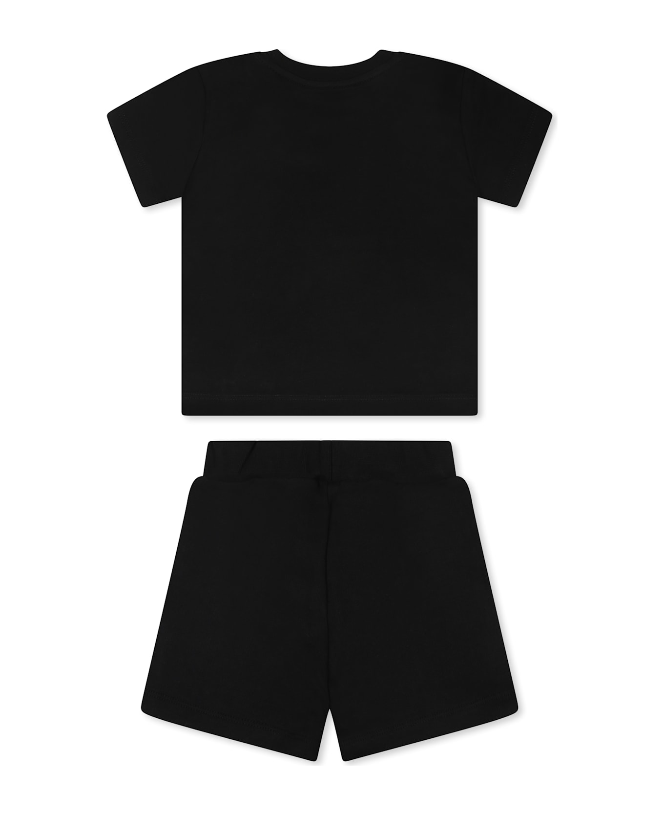 Barrow Black Suit For Babykids With Logo - Black